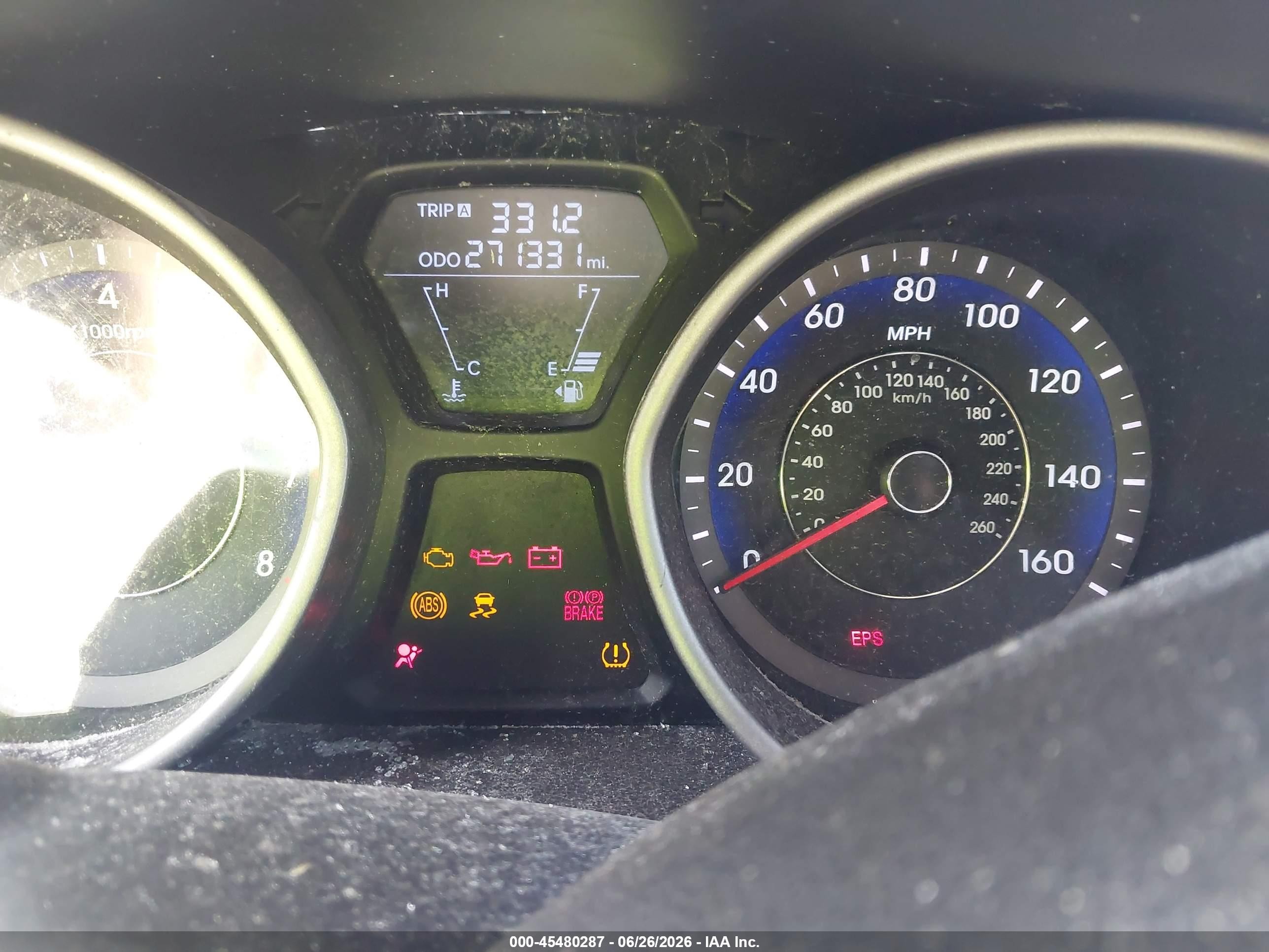 2012 Hyundai Elantra Limited (ulsan Plant) Gray vin: KMHDH4AE2CU479350