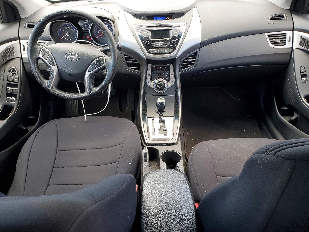 2013 Hyundai Elantra Black vin: KMHDH4AE2DU003049
