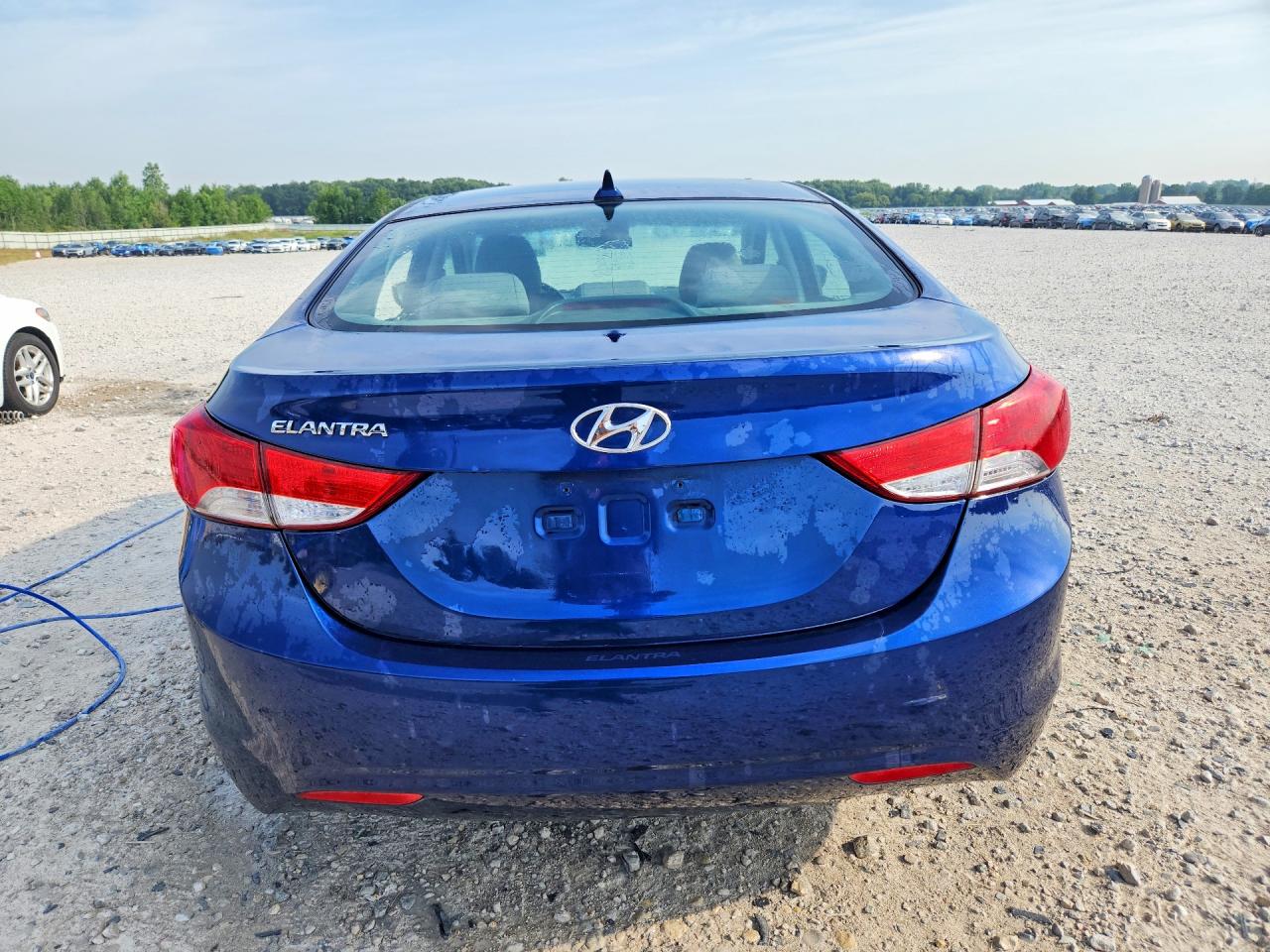 2013 Hyundai Elantra Gls Синий vin: KMHDH4AE2DU487661