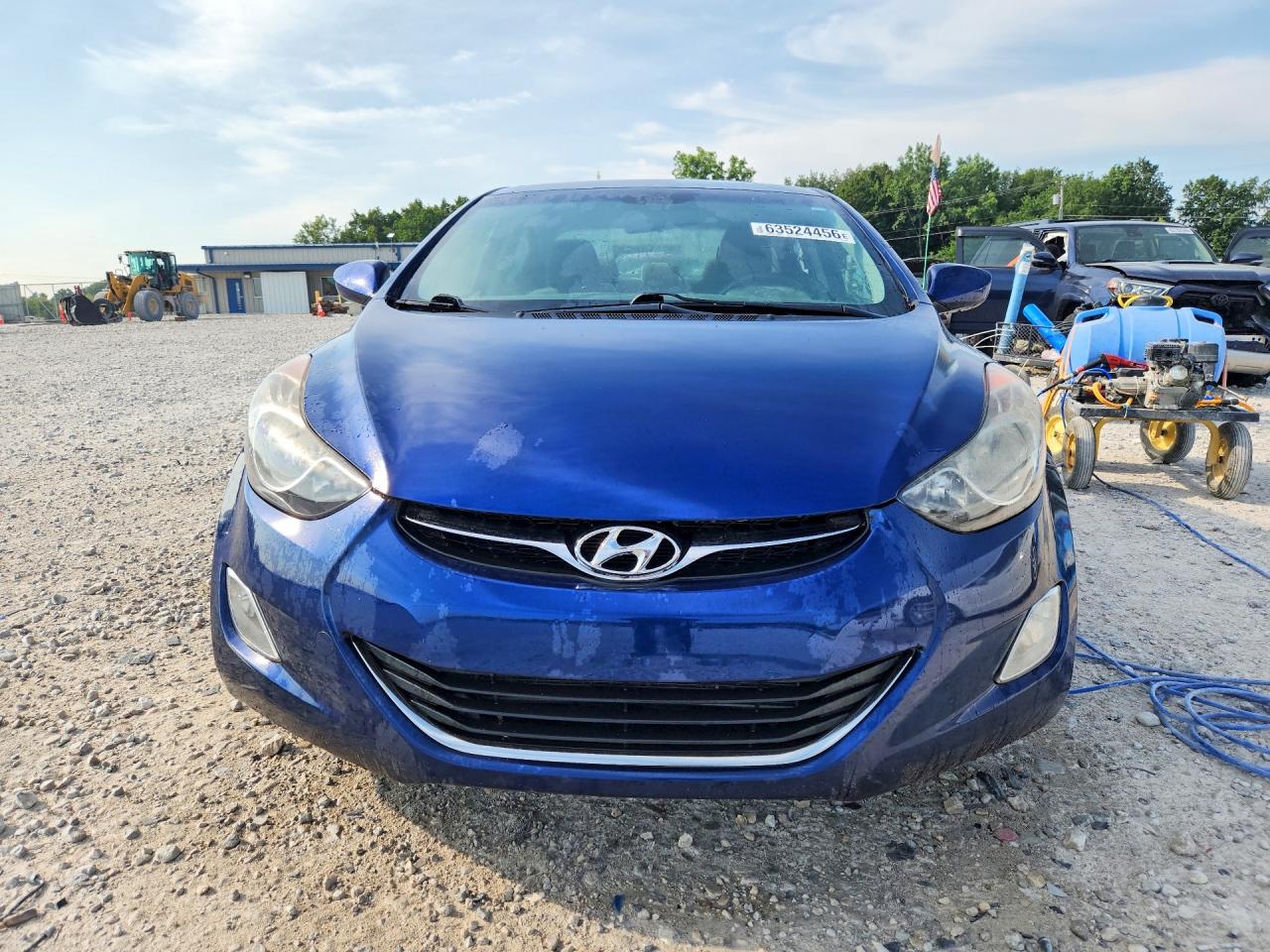 2013 Hyundai Elantra Gls Синий vin: KMHDH4AE2DU487661
