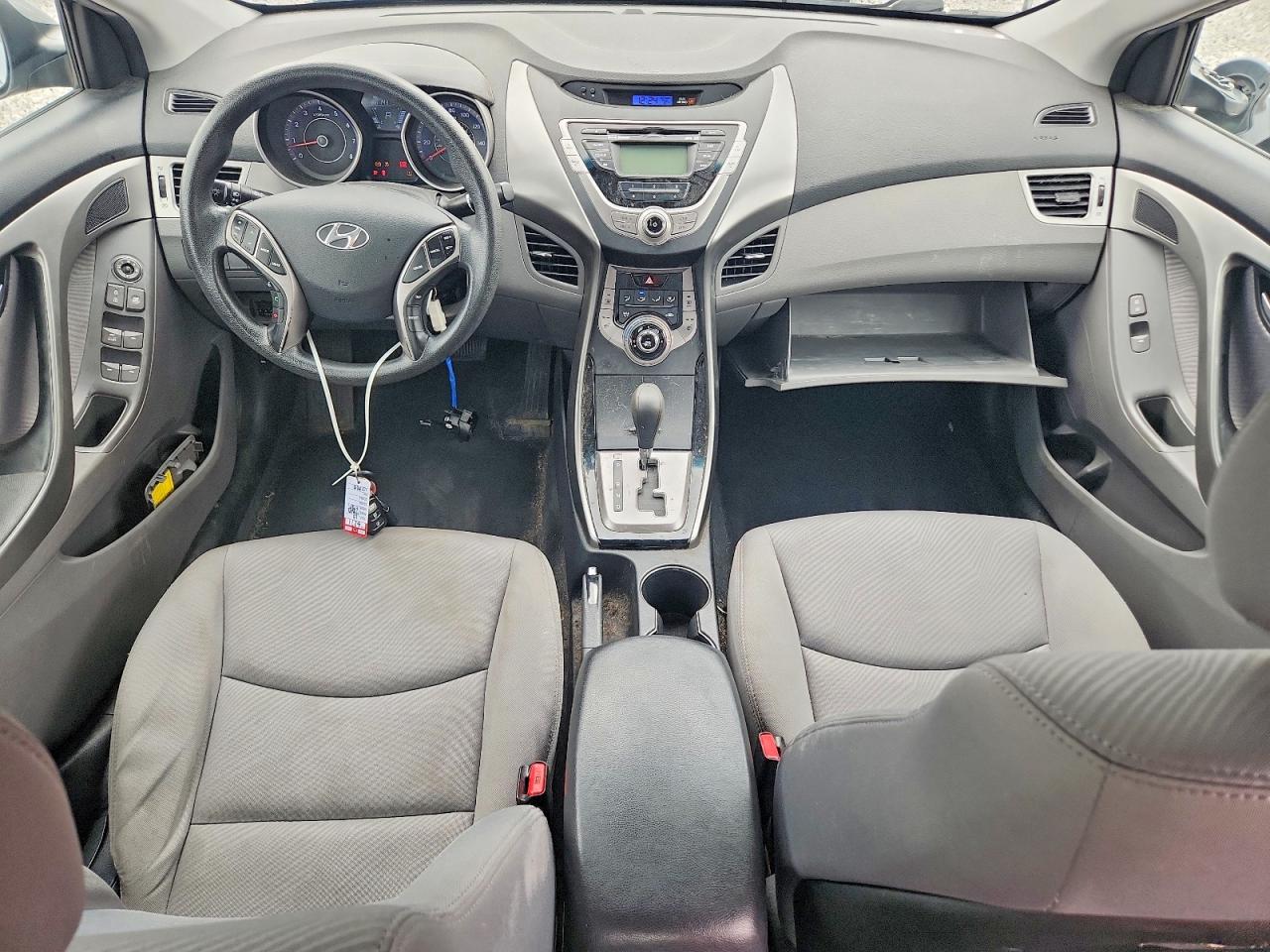 2013 Hyundai Elantra Gls Gray vin: KMHDH4AE2DU496411