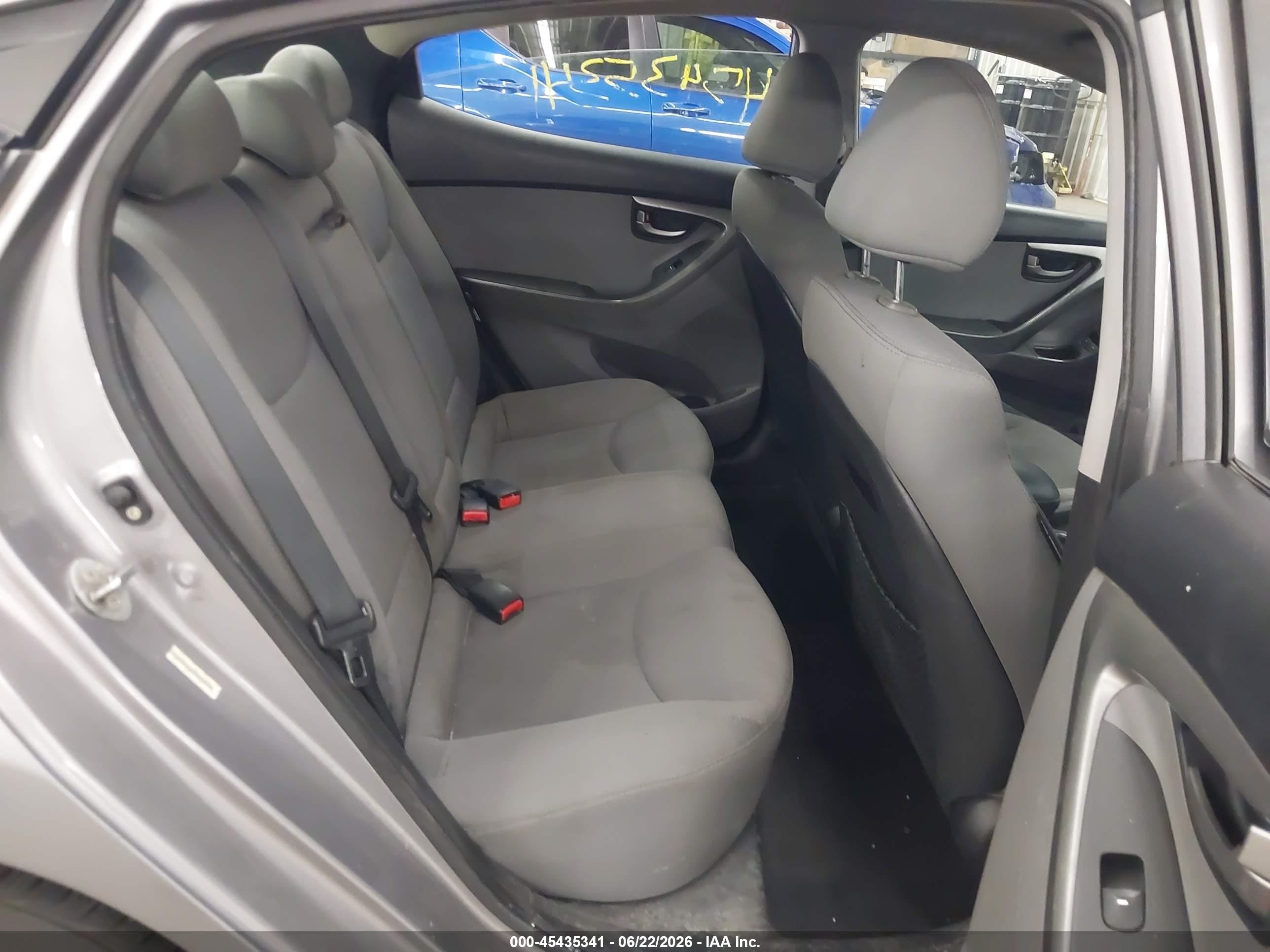 2013 Hyundai Elantra Gls Gray vin: KMHDH4AE2DU500814