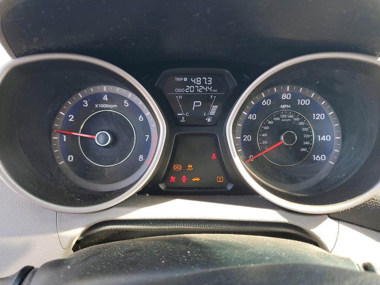 2013 Hyundai Elantra Gls Silver vin: KMHDH4AE2DU511988