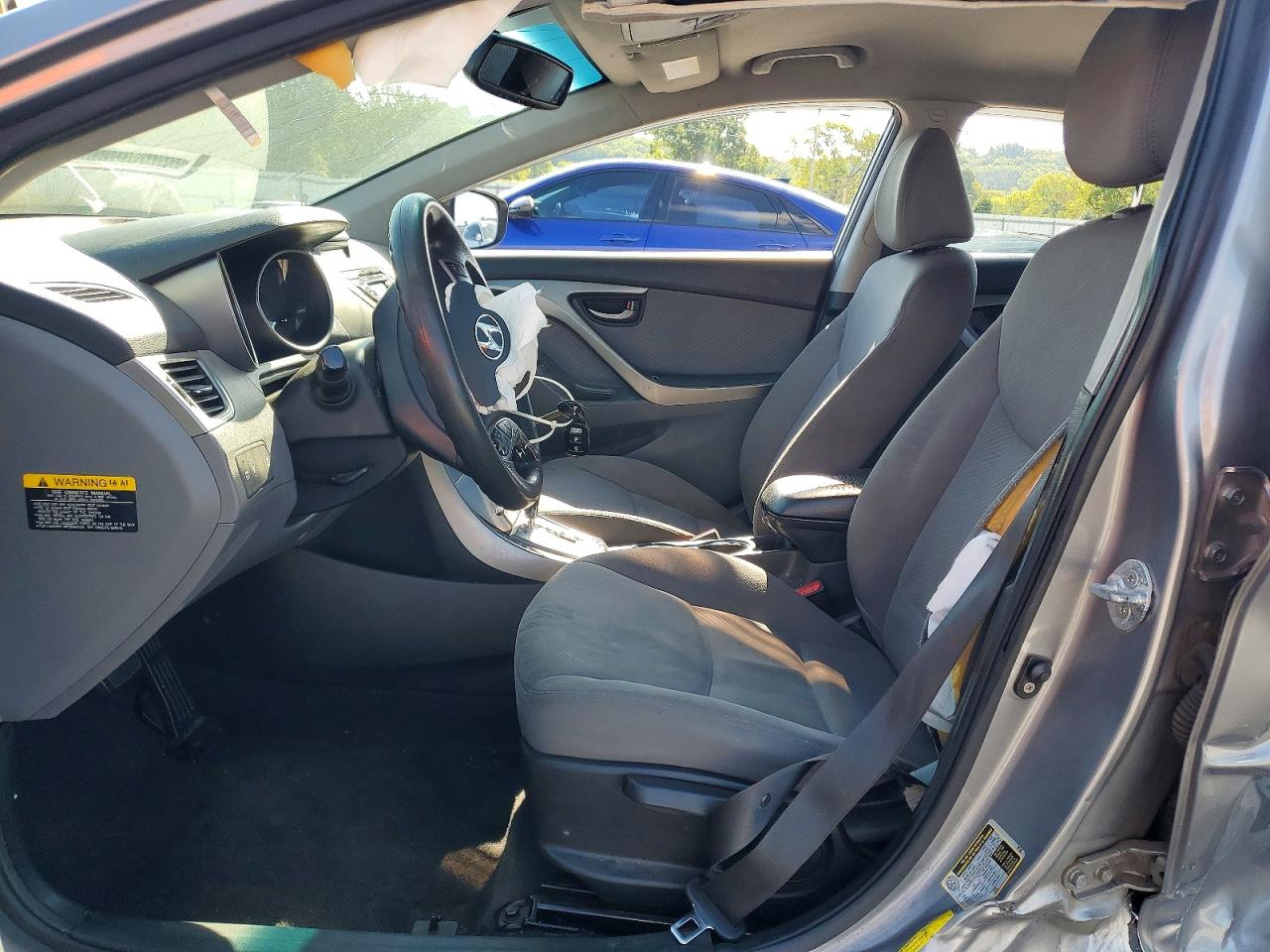 2013 Hyundai Elantra Gls Silver vin: KMHDH4AE2DU511988