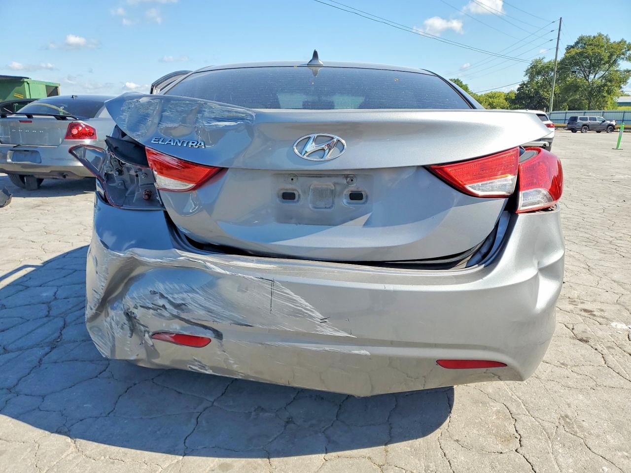2013 Hyundai Elantra Gls Silver vin: KMHDH4AE2DU511988