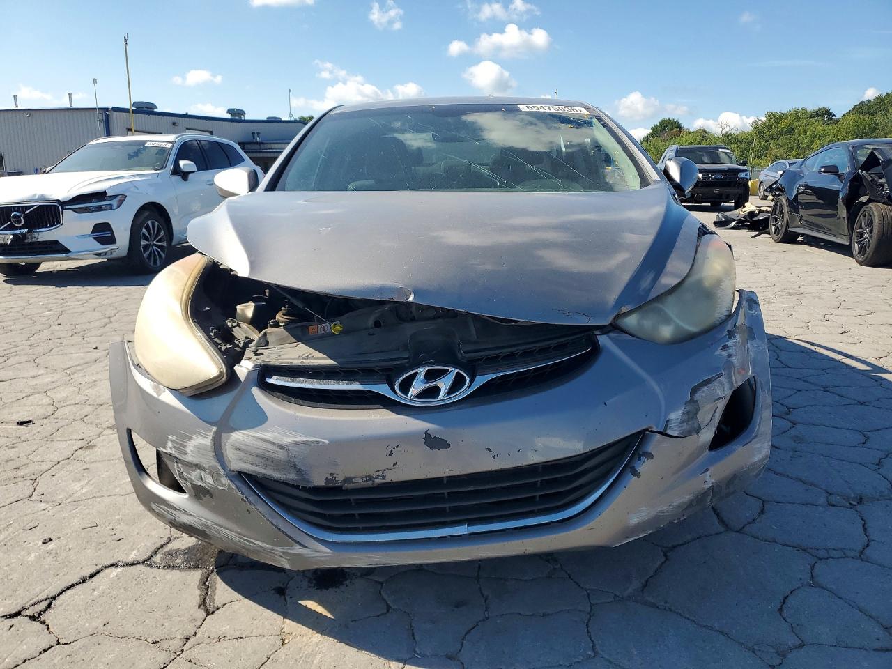 2013 Hyundai Elantra Gls Silver vin: KMHDH4AE2DU511988