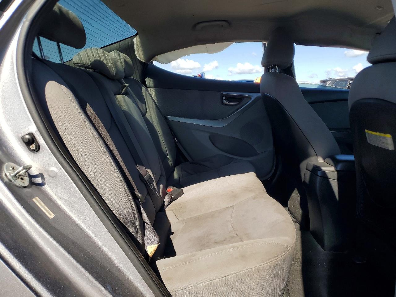2013 Hyundai Elantra Gls Silver vin: KMHDH4AE2DU511988