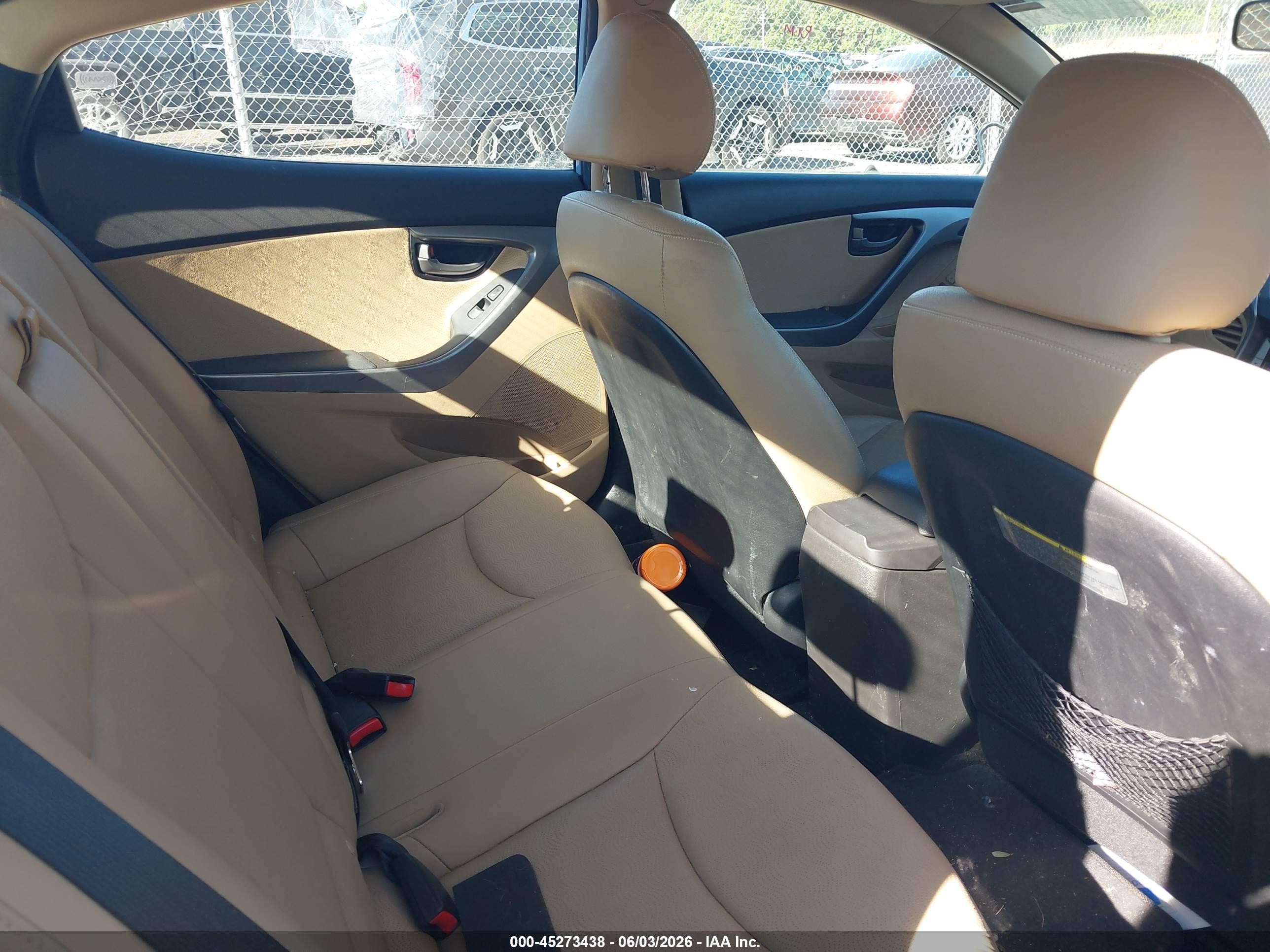 2013 Hyundai Elantra Limited Blue vin: KMHDH4AE2DU522814