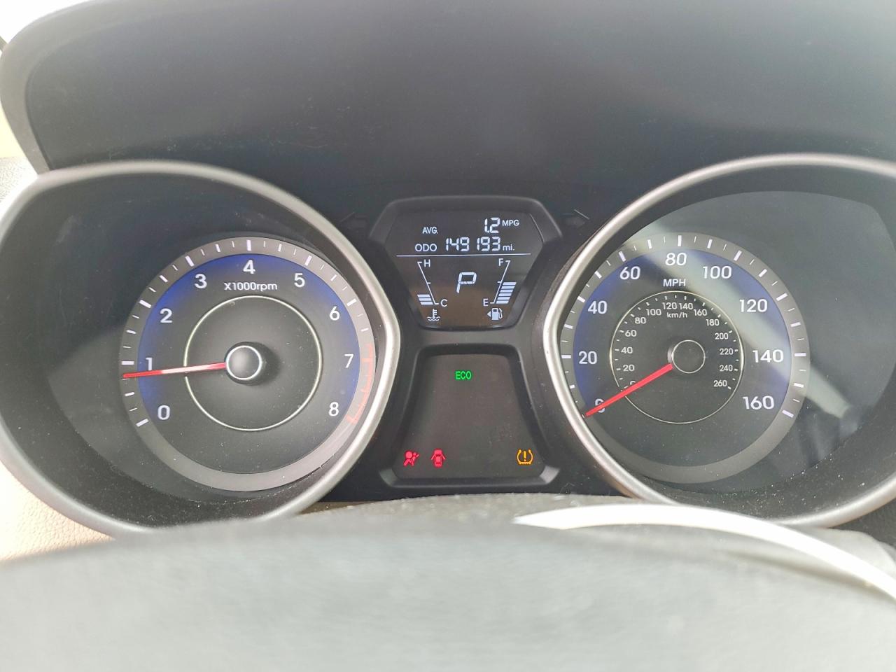 2013 Hyundai Elantra Gls Burgundy vin: KMHDH4AE2DU538656