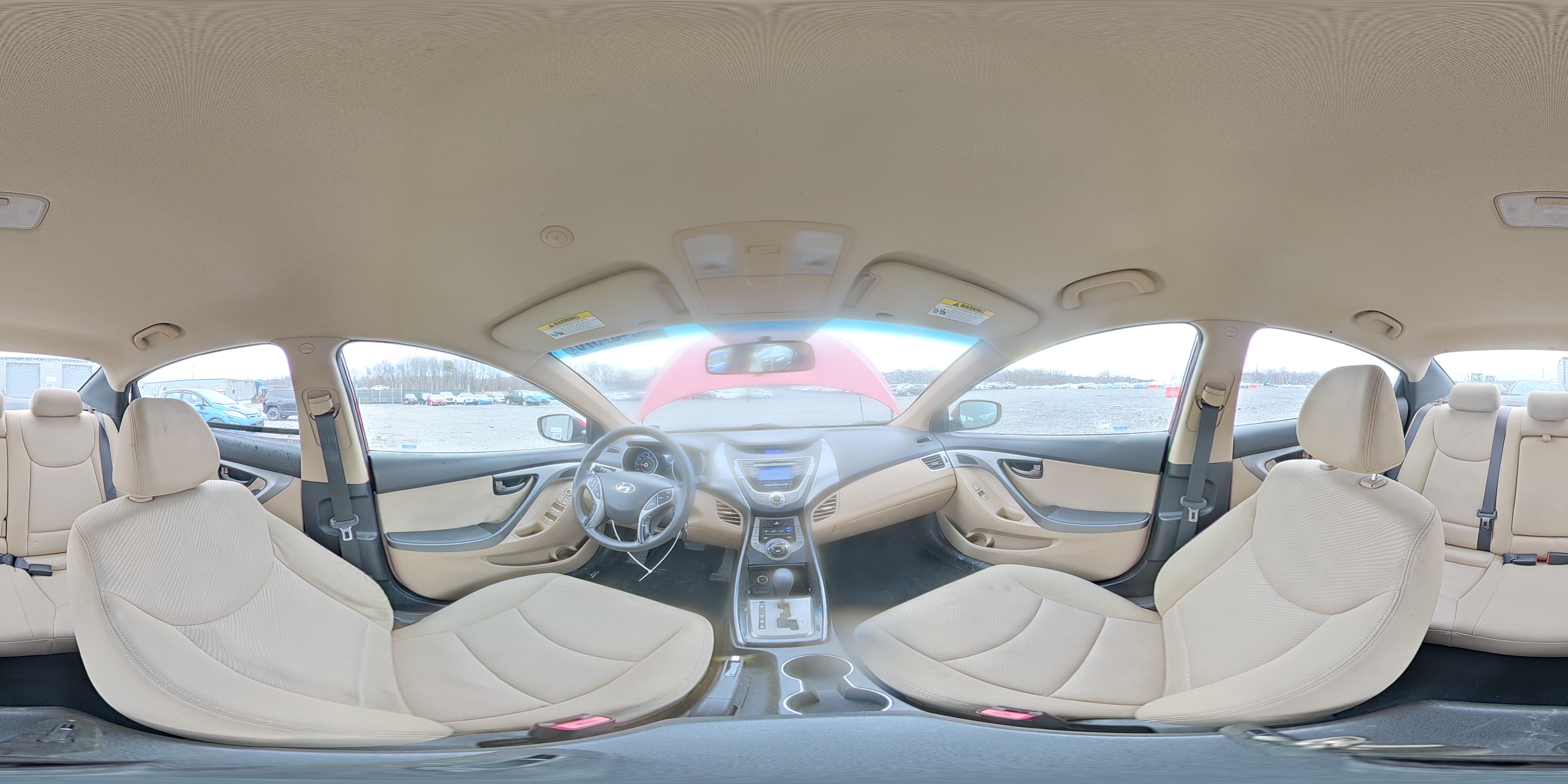 2013 Hyundai Elantra Gls Burgundy vin: KMHDH4AE2DU538656