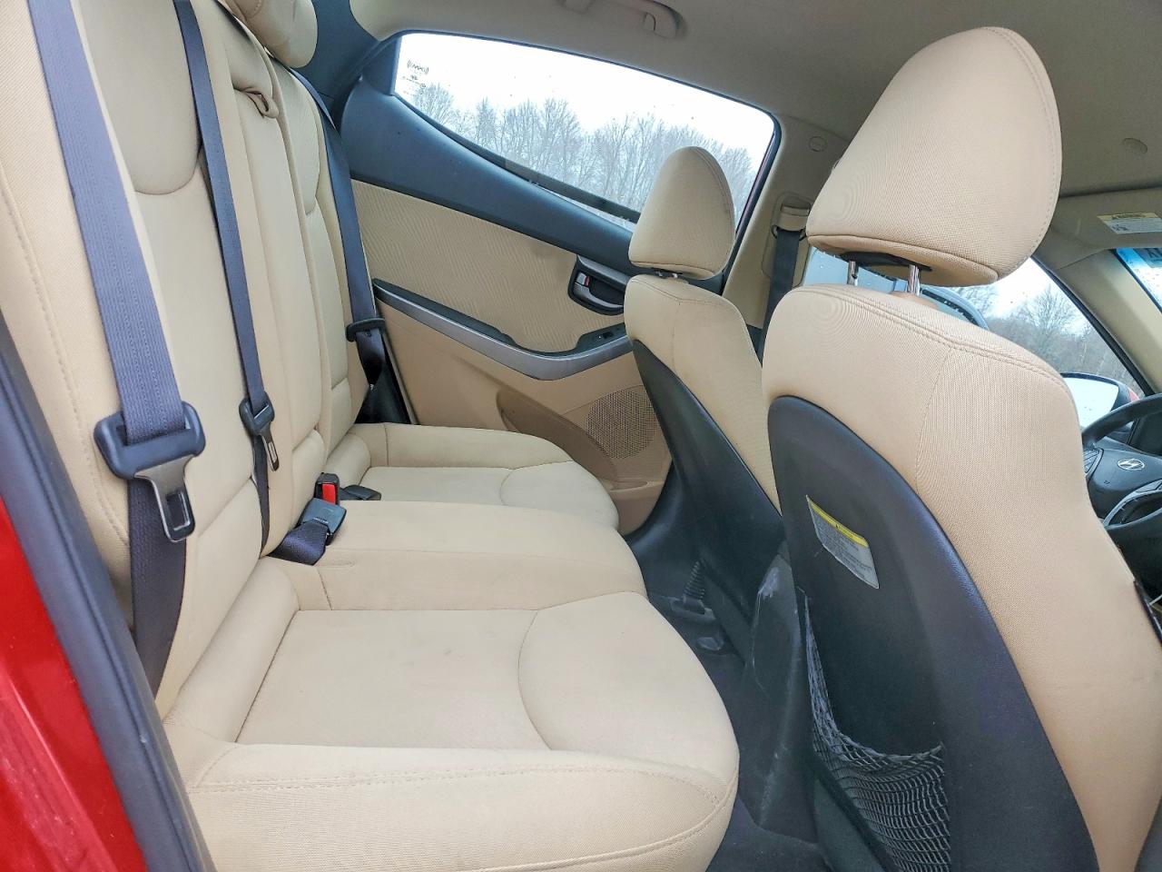 2013 Hyundai Elantra Gls Burgundy vin: KMHDH4AE2DU538656