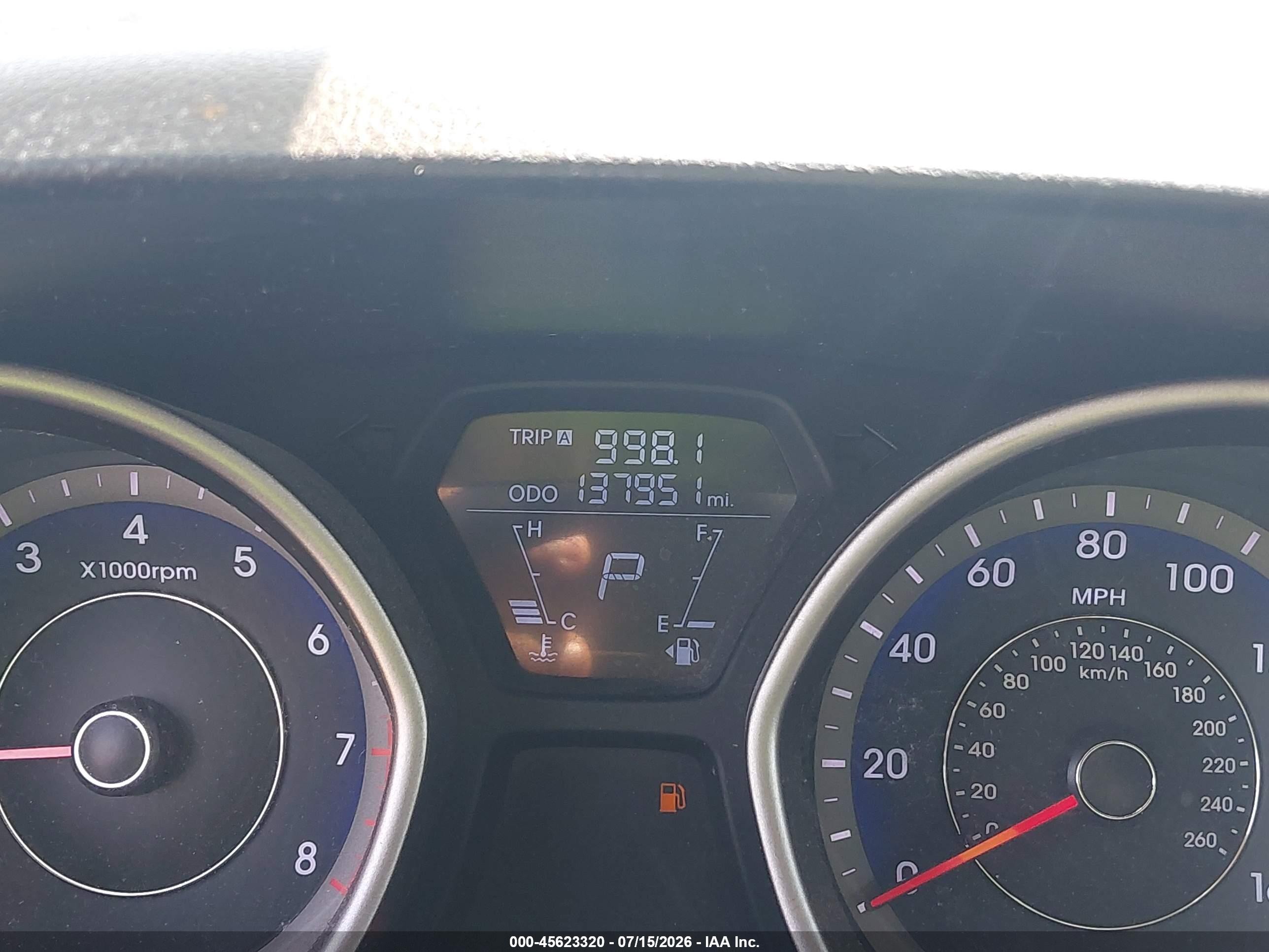 2013 Hyundai Elantra Gls Silver vin: KMHDH4AE2DU551620