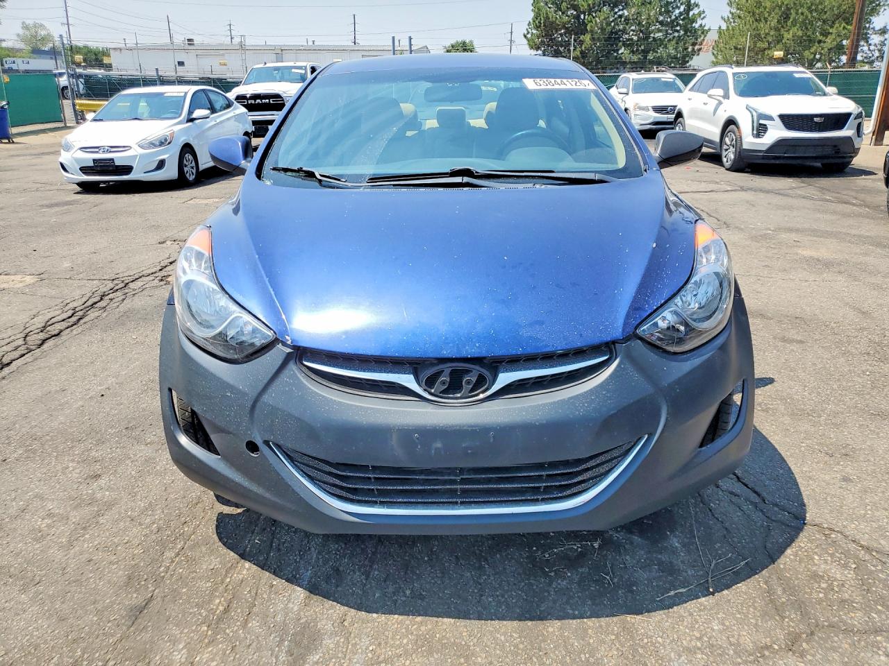 2013 Hyundai Elantra Gls Blue vin: KMHDH4AE2DU559104