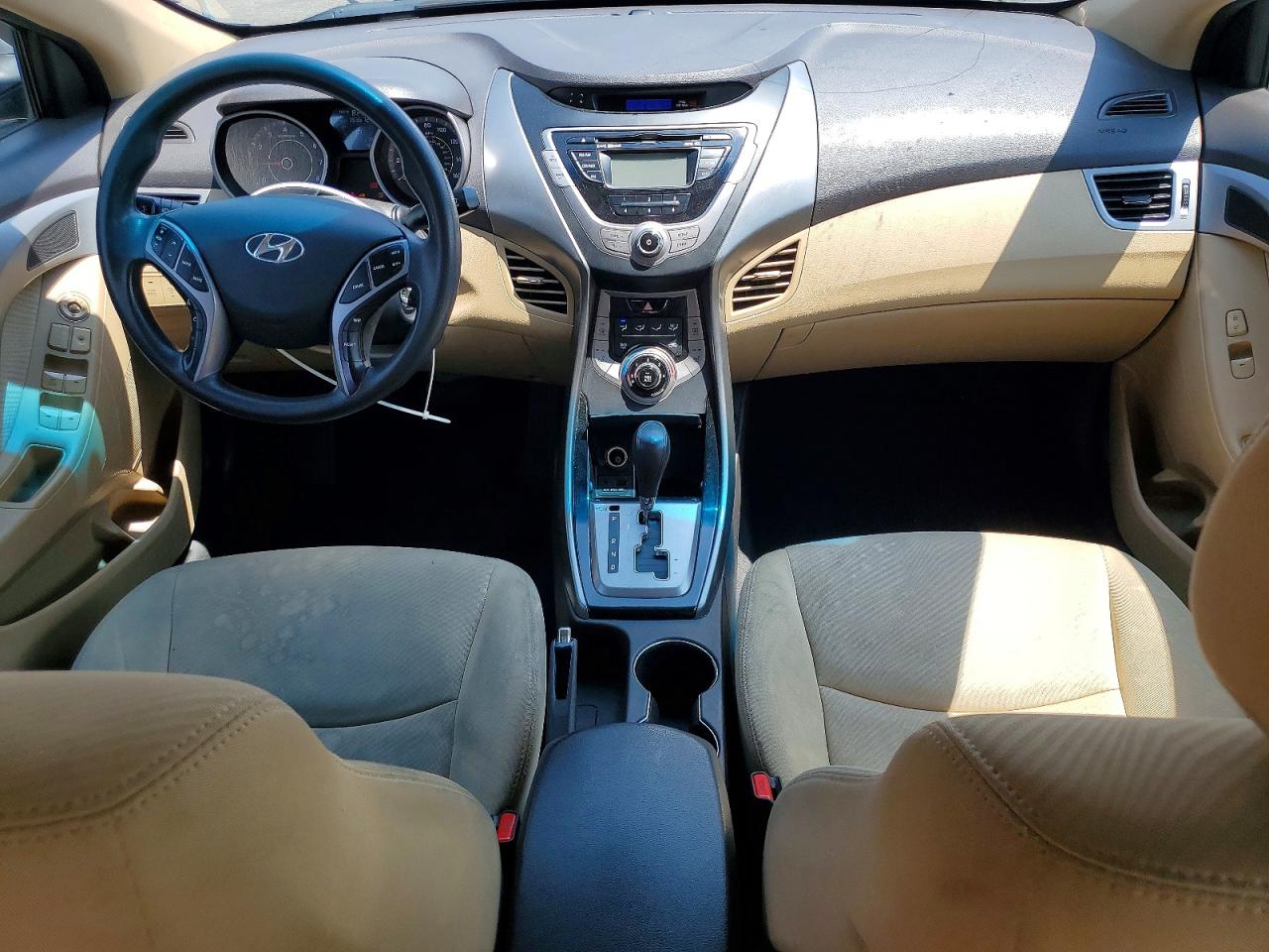2013 Hyundai Elantra Gls Blue vin: KMHDH4AE2DU559104