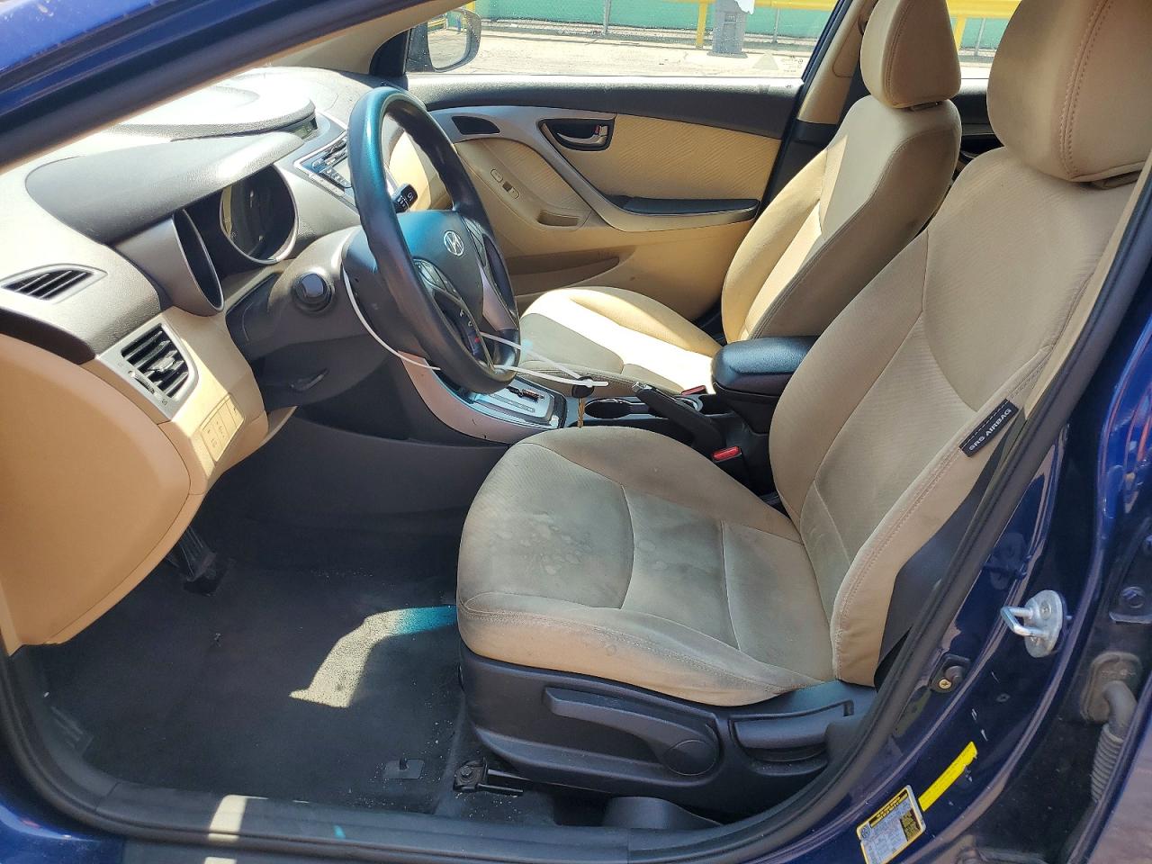 2013 Hyundai Elantra Gls Blue vin: KMHDH4AE2DU559104