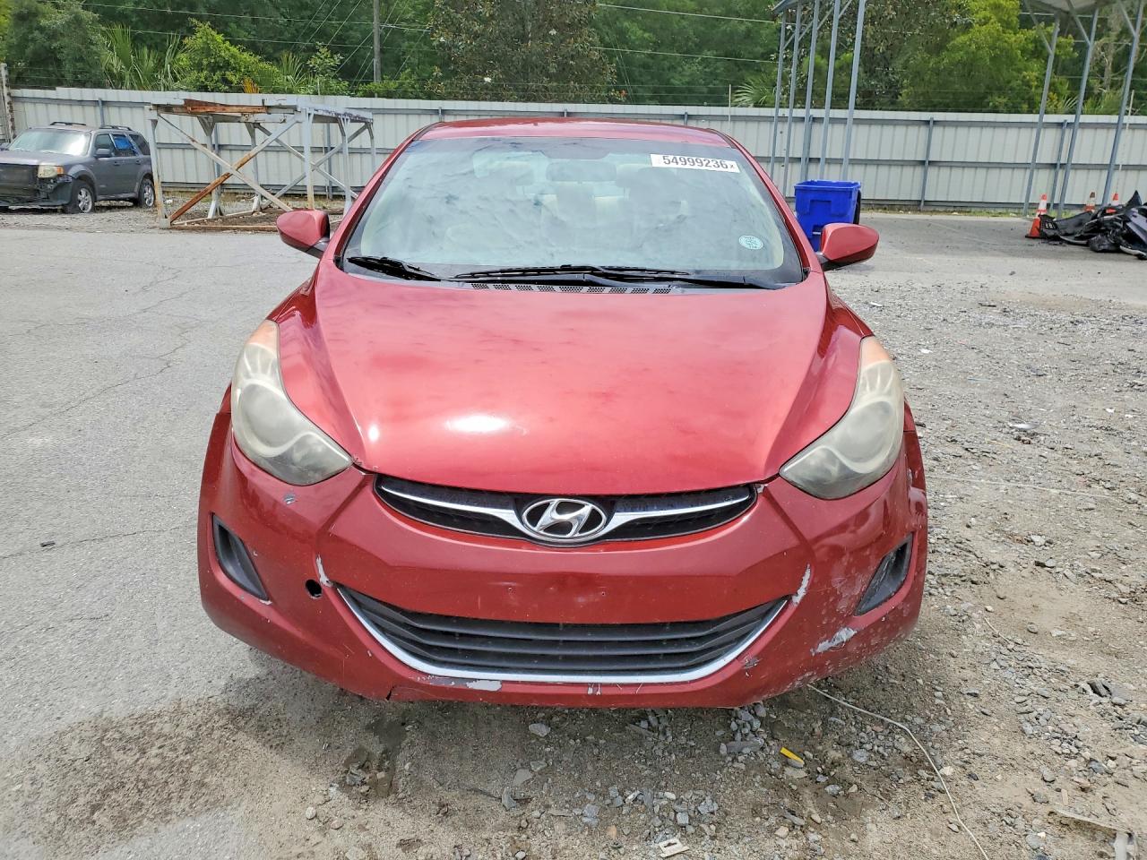 2013 Hyundai Elantra Gls Red vin: KMHDH4AE2DU560866