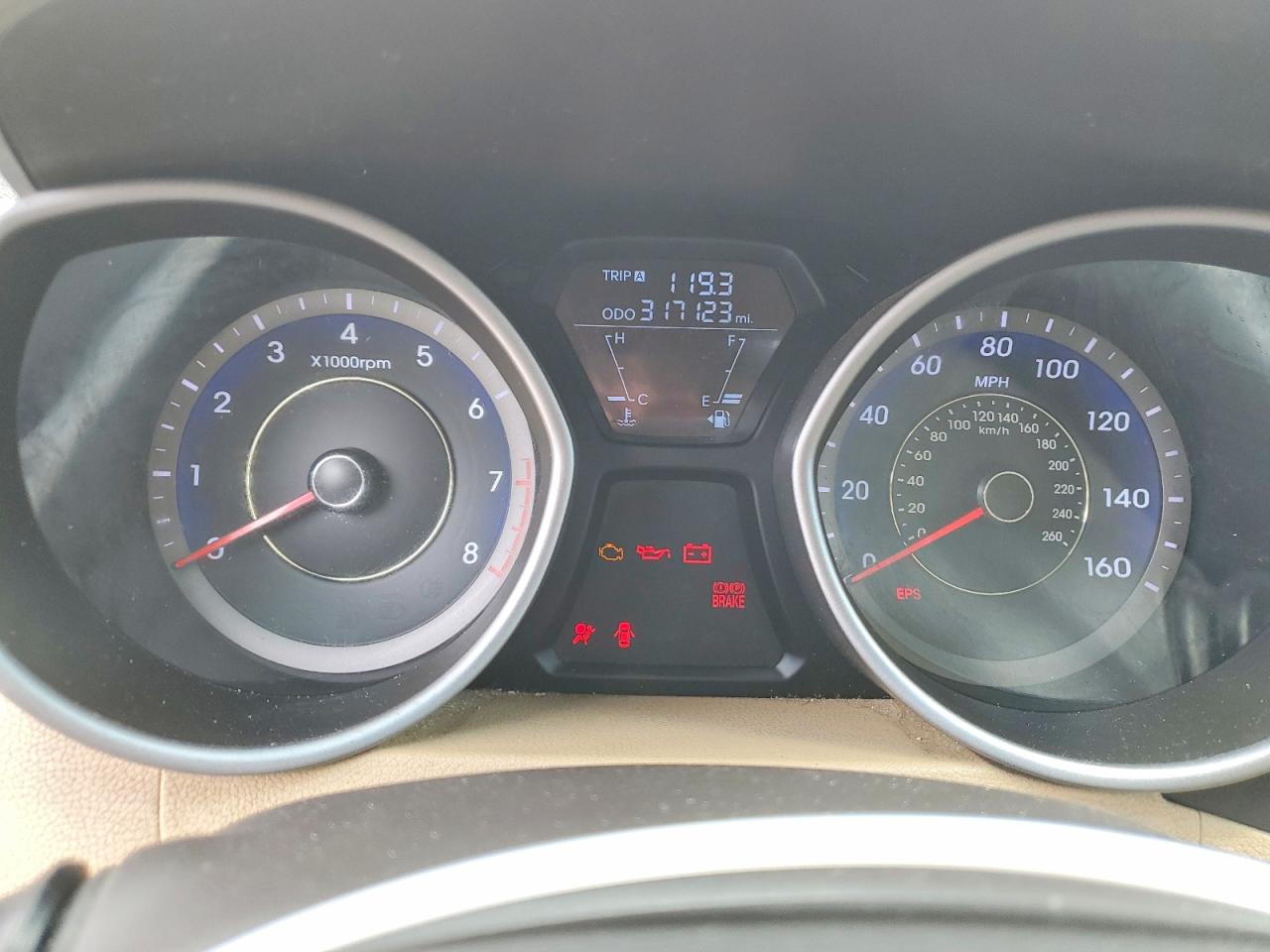 2013 Hyundai Elantra Gls Red vin: KMHDH4AE2DU560866