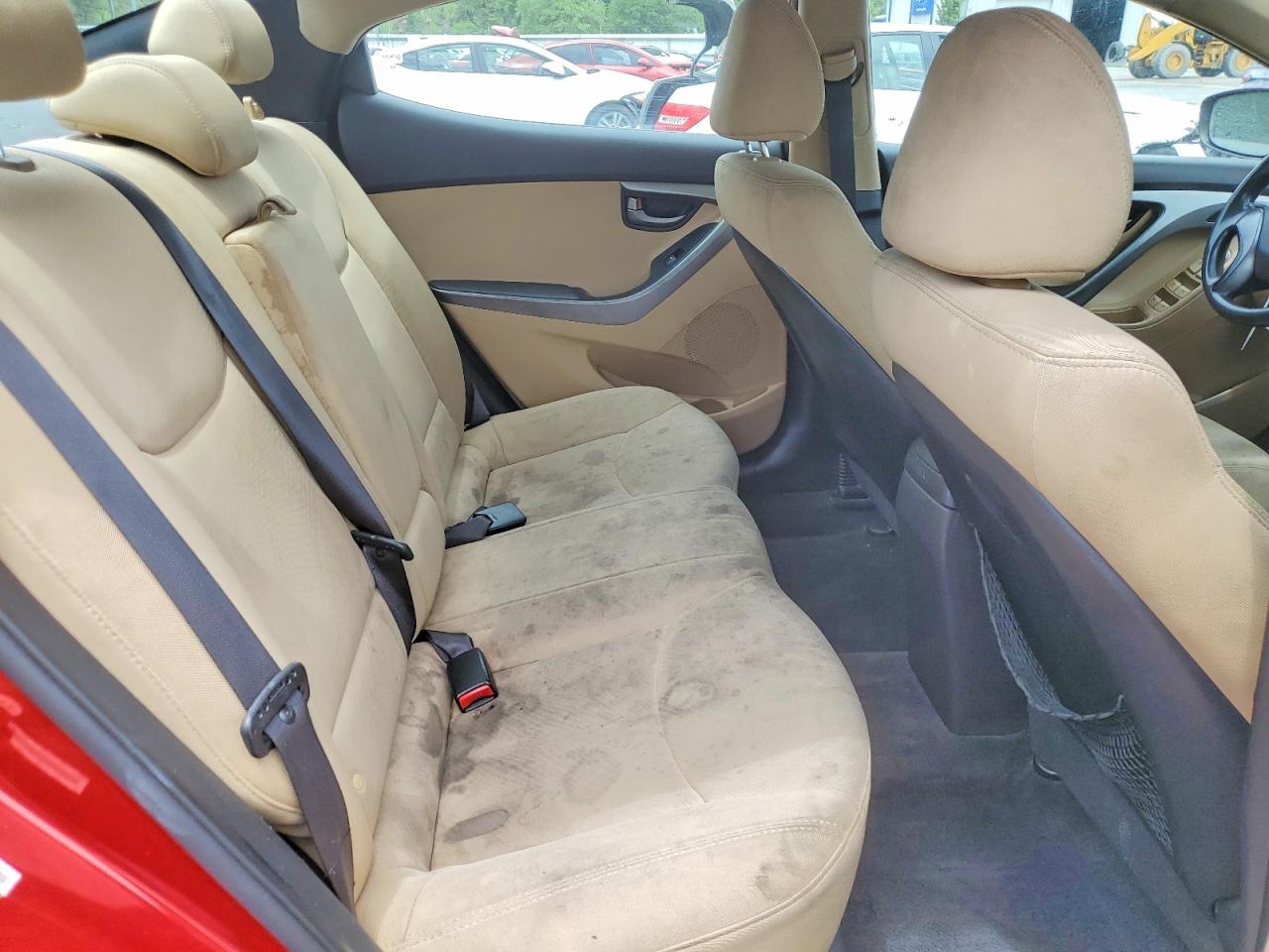 2013 Hyundai Elantra Gls Red vin: KMHDH4AE2DU560866