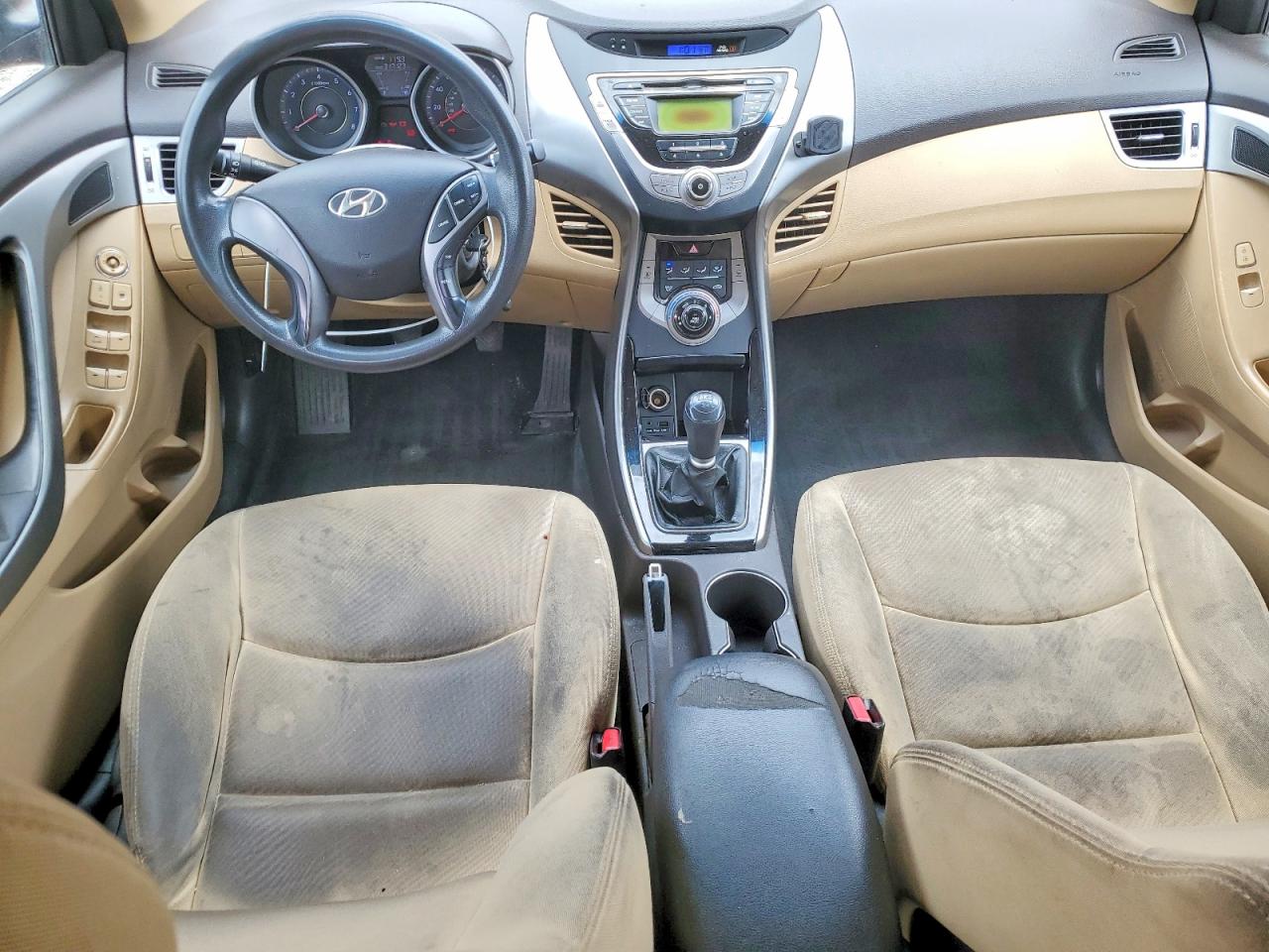 2013 Hyundai Elantra Gls Red vin: KMHDH4AE2DU560866
