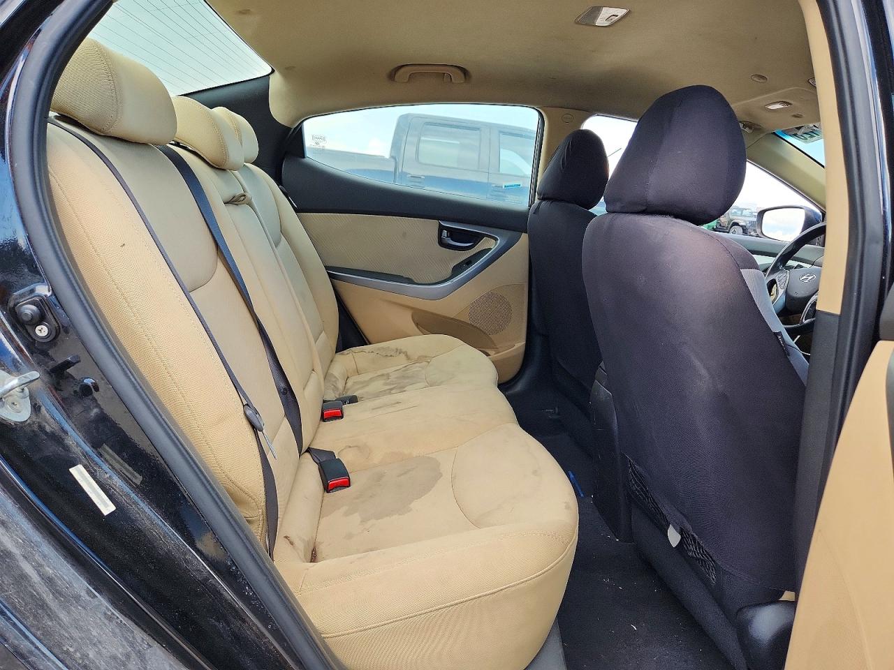2013 Hyundai Elantra Gls Black vin: KMHDH4AE2DU567736