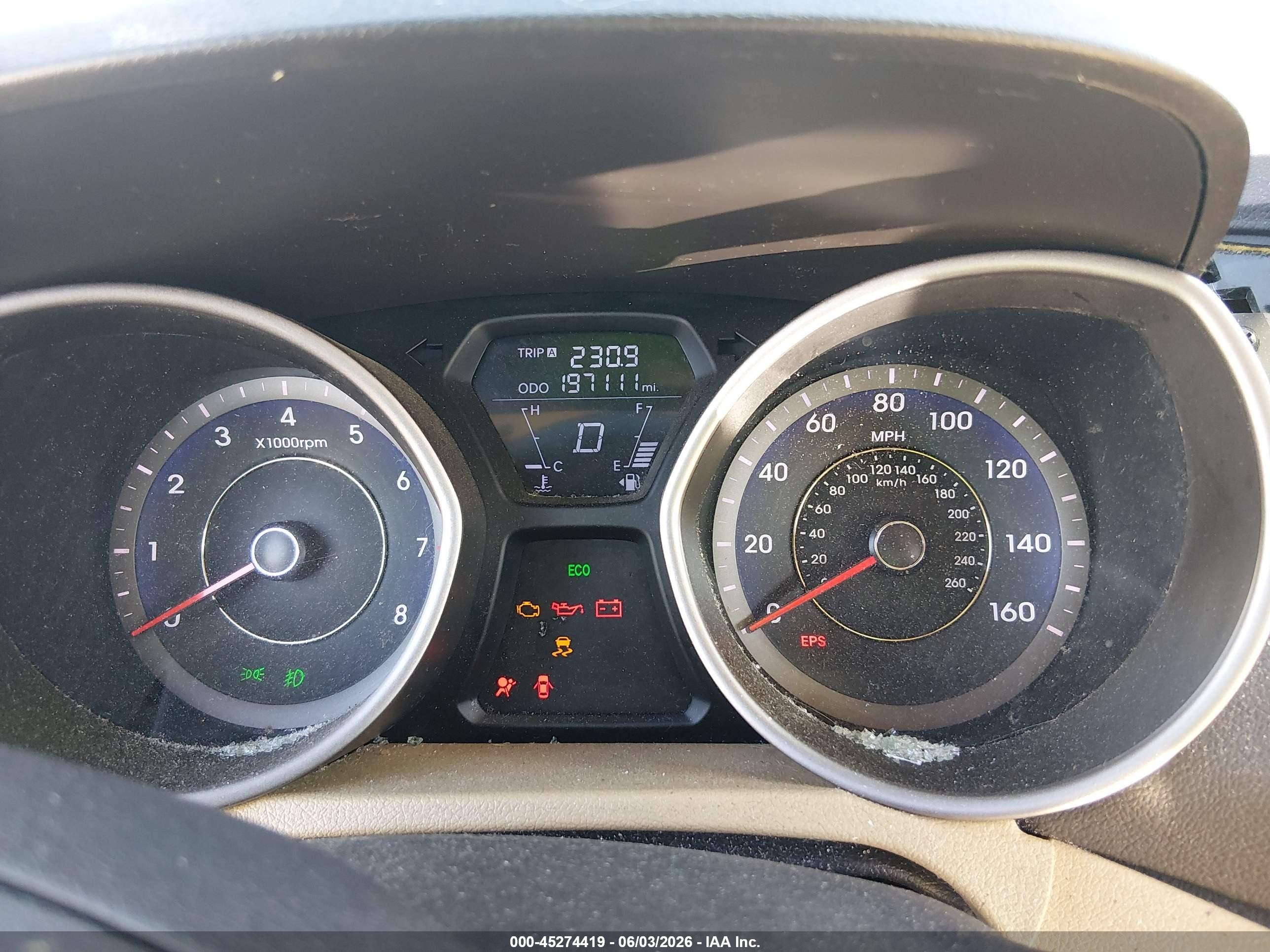 2013 Hyundai Elantra Gls Black vin: KMHDH4AE2DU571365
