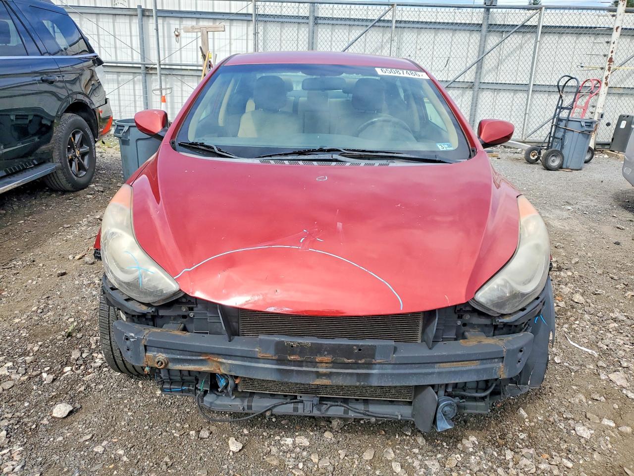 2013 Hyundai Elantra Gls Red vin: KMHDH4AE2DU600749