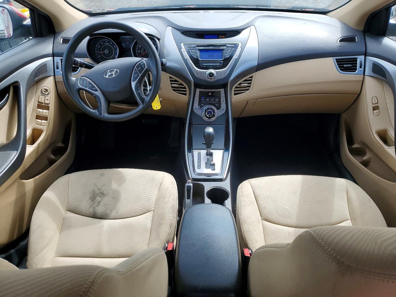 2013 Hyundai Elantra Gls Red vin: KMHDH4AE2DU600749