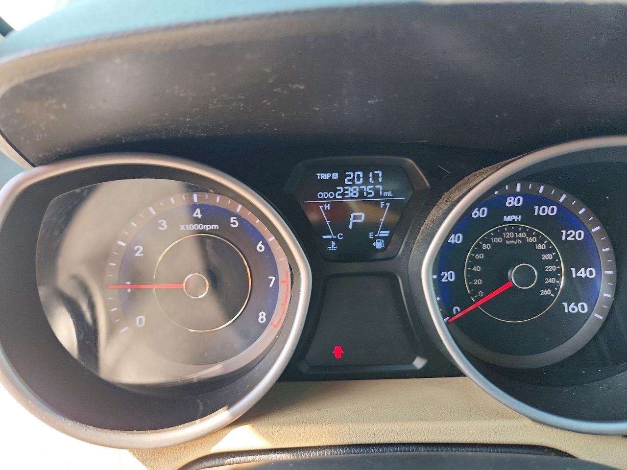 2013 Hyundai Elantra Gls Black vin: KMHDH4AE2DU639213