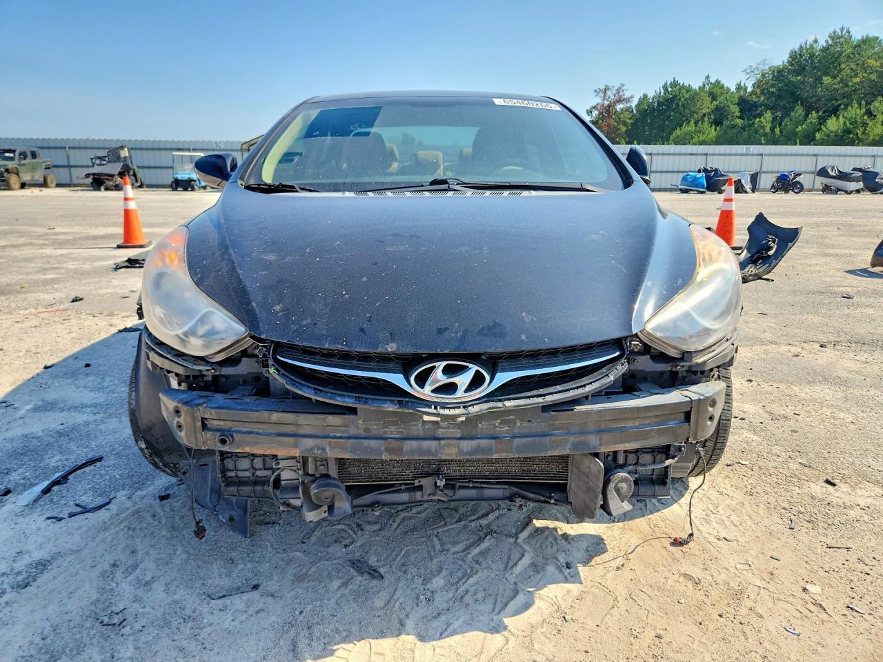 2013 Hyundai Elantra Gls Black vin: KMHDH4AE2DU639213