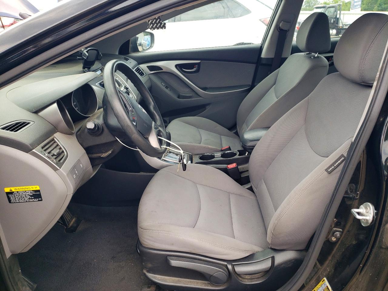 2013 Hyundai Elantra Gls Black vin: KMHDH4AE2DU656481