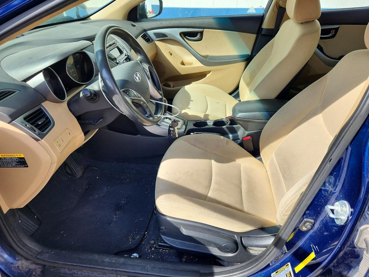 2013 Hyundai Elantra Gls Blue vin: KMHDH4AE2DU684393