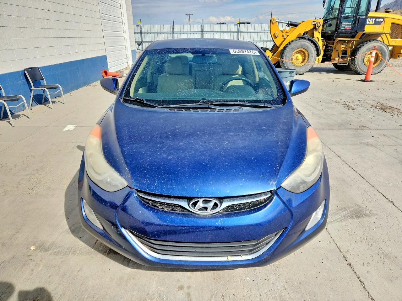 2013 Hyundai Elantra Gls Blue vin: KMHDH4AE2DU684393