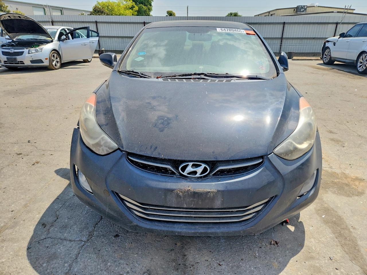 2013 Hyundai Elantra Limited Black vin: KMHDH4AE2DU686970