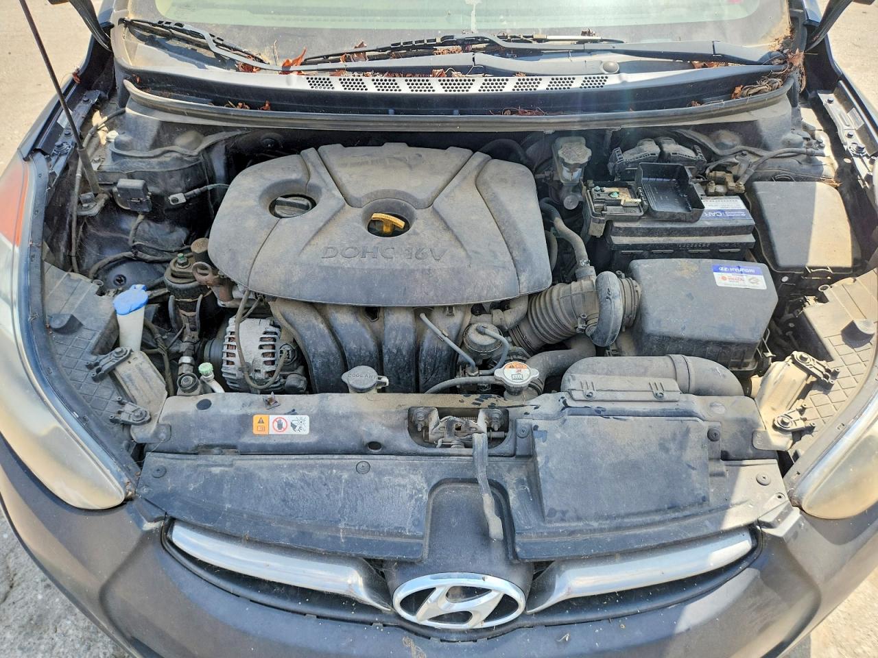 2013 Hyundai Elantra Limited Black vin: KMHDH4AE2DU686970
