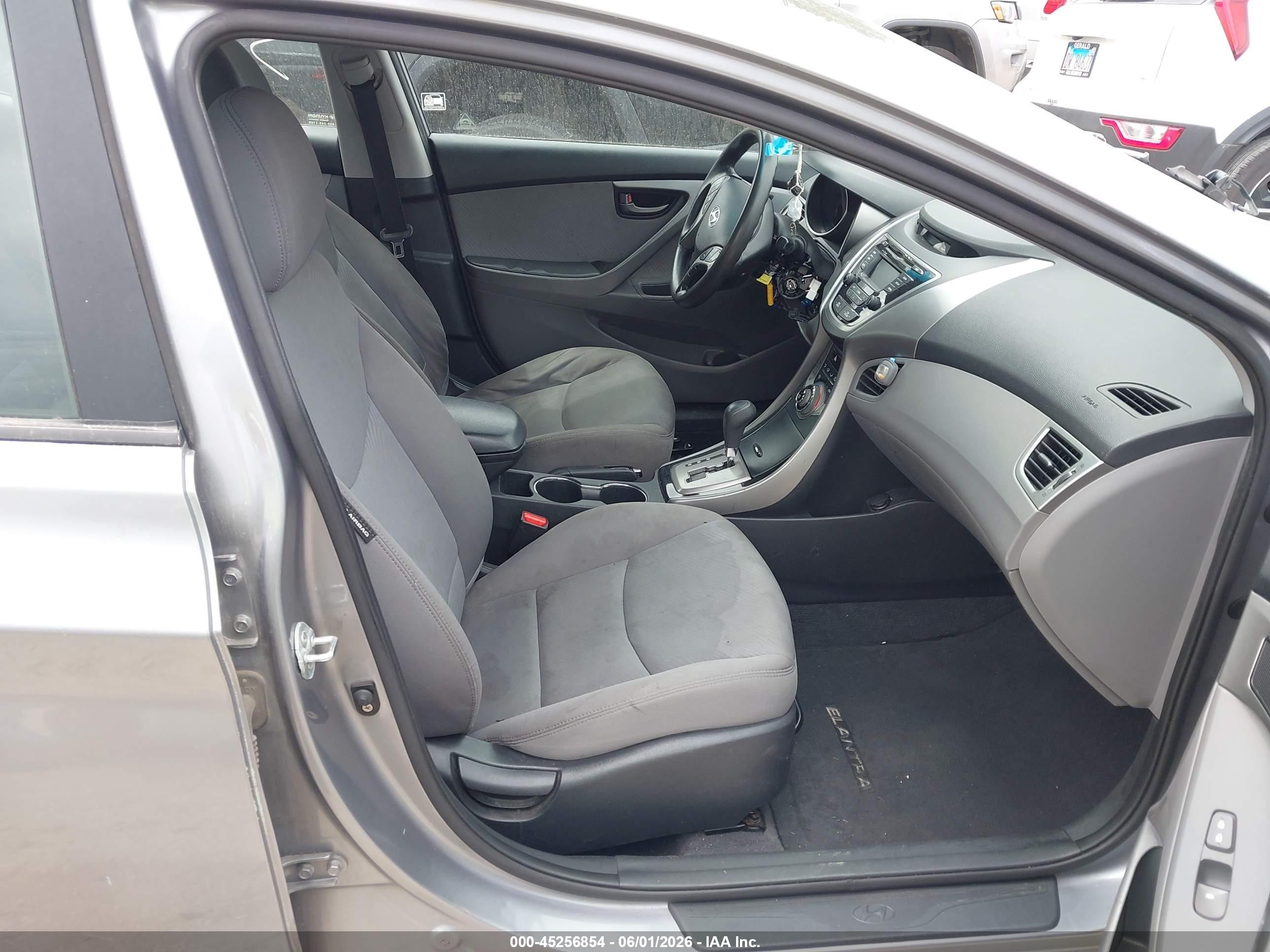 2013 Hyundai Elantra Gls Gray vin: KMHDH4AE2DU714430