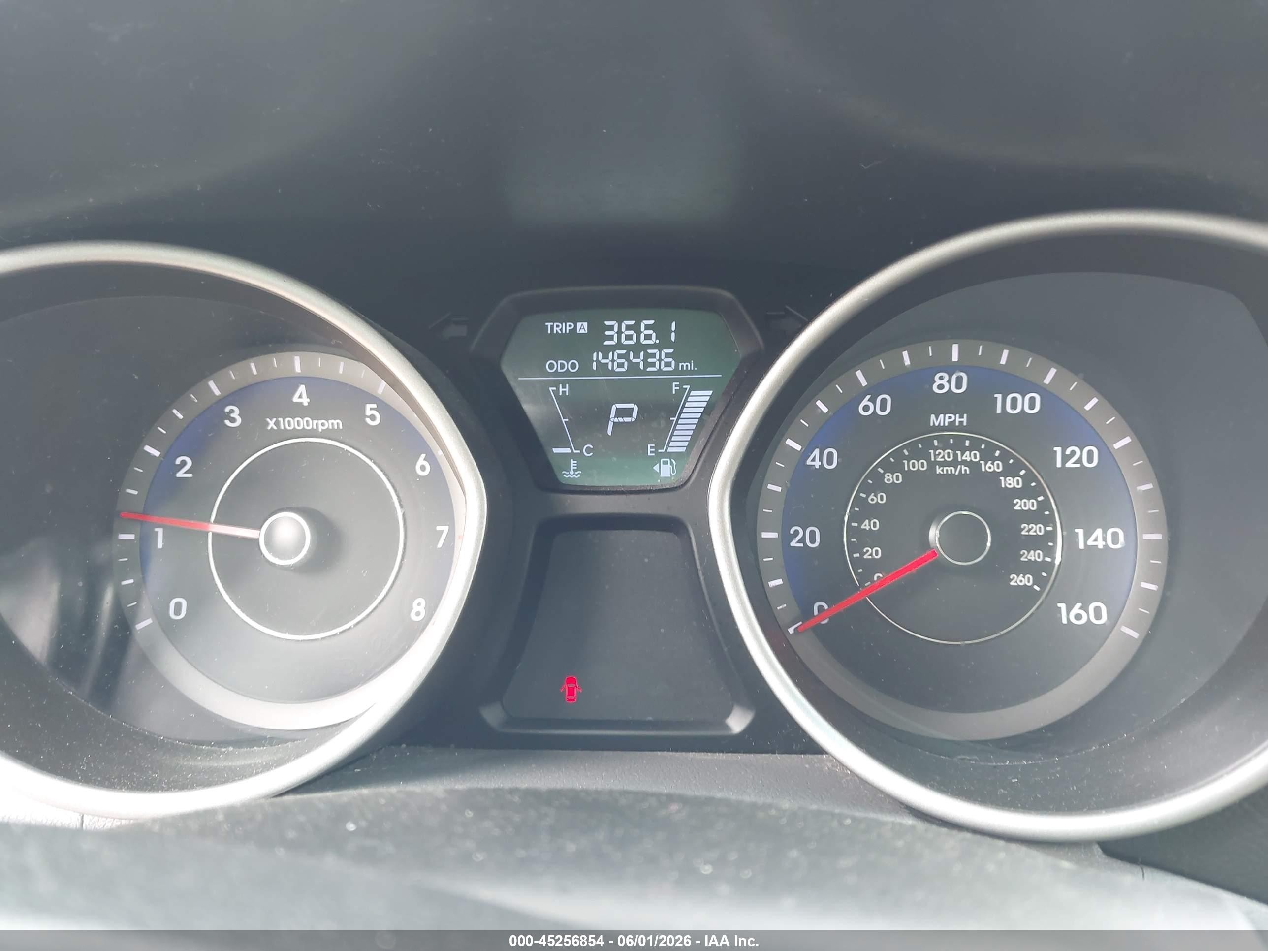 2013 Hyundai Elantra Gls Gray vin: KMHDH4AE2DU714430