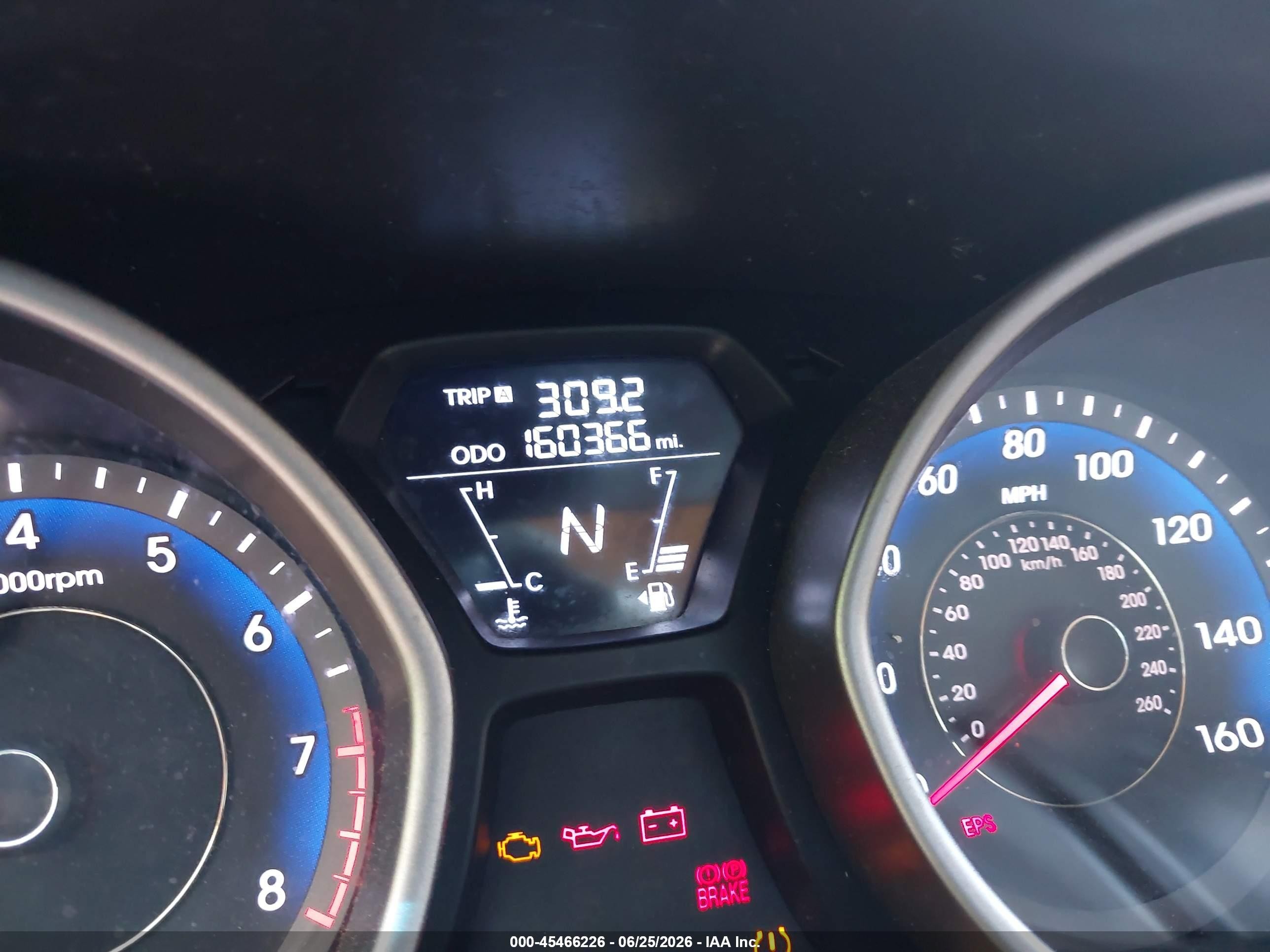 2013 Hyundai Elantra Gls Light Blue vin: KMHDH4AE2DU750361