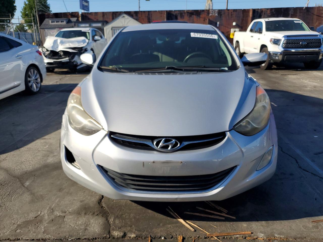 2013 Hyundai Elantra Gls Серебряный vin: KMHDH4AE2DU750876