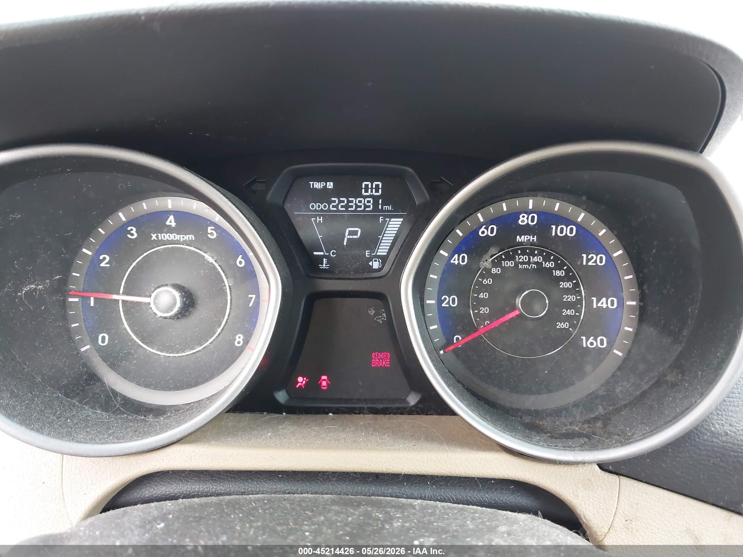 2013 Hyundai Elantra Gls Red vin: KMHDH4AE2DU798815