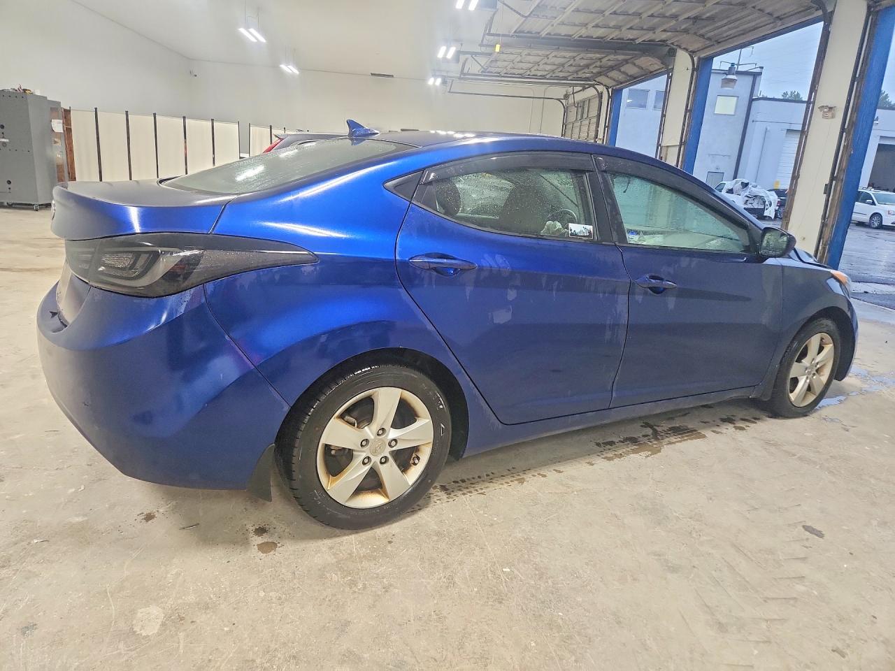 2013 Hyundai Elantra Gls Blue vin: KMHDH4AE2DU837824
