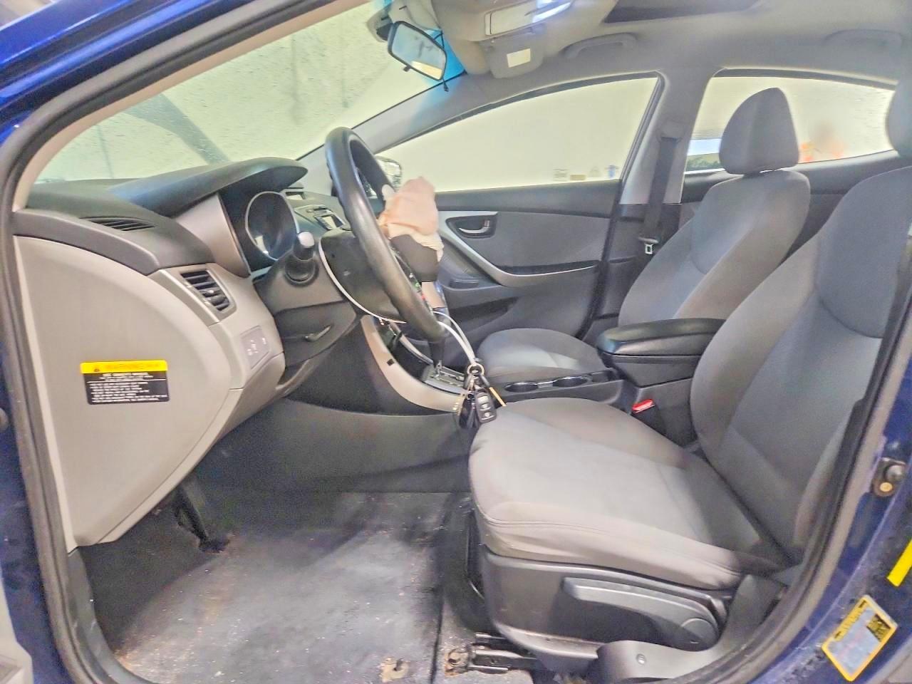 2013 Hyundai Elantra Gls Blue vin: KMHDH4AE2DU837824