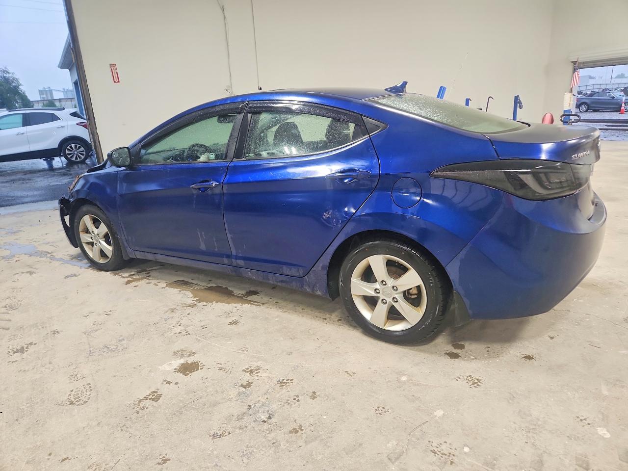 2013 Hyundai Elantra Gls Blue vin: KMHDH4AE2DU837824