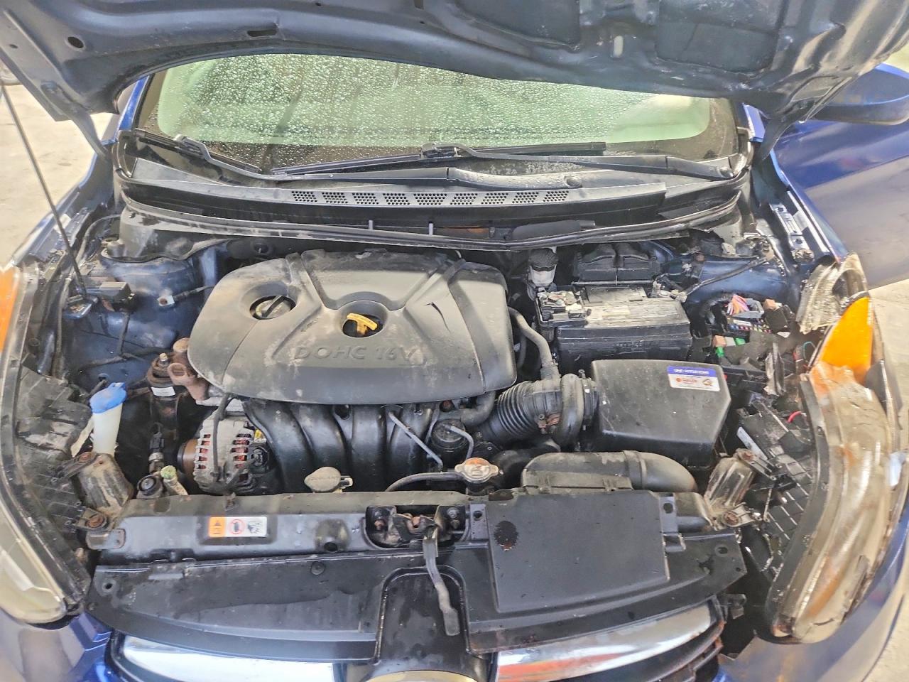 2013 Hyundai Elantra Gls Blue vin: KMHDH4AE2DU837824