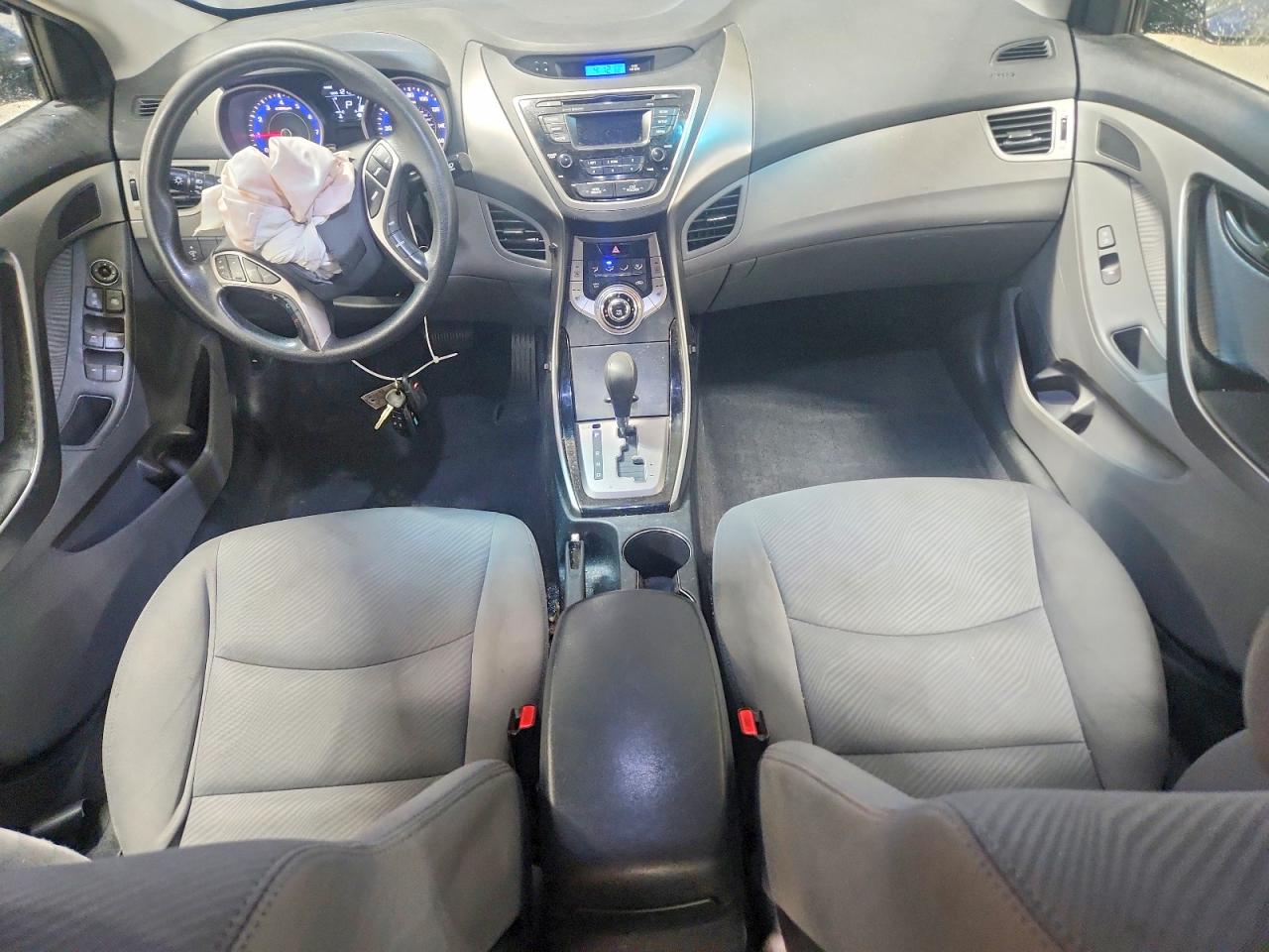 2013 Hyundai Elantra Gls Blue vin: KMHDH4AE2DU837824