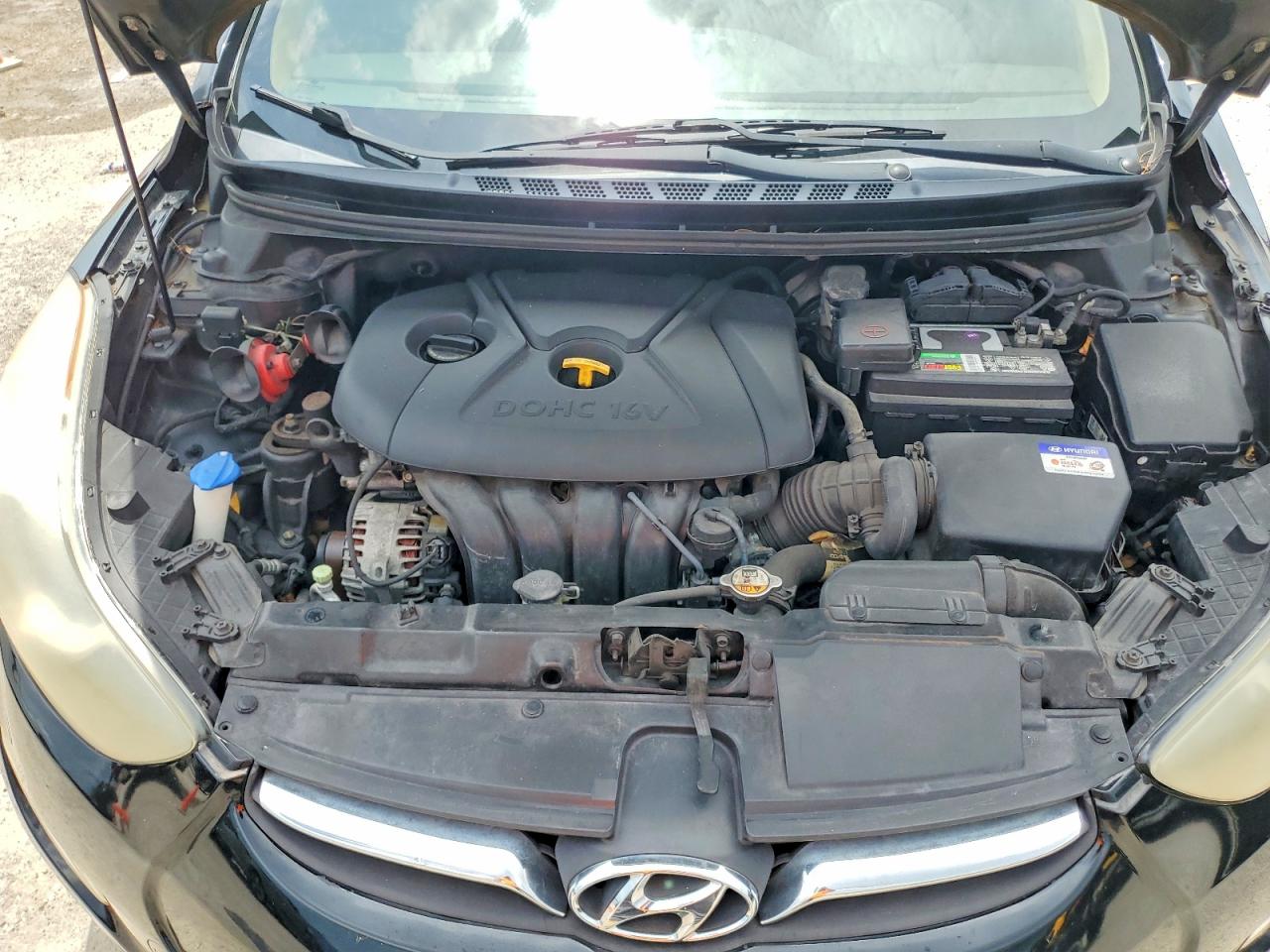 2013 Hyundai Elantra Limited Black vin: KMHDH4AE2DU847771