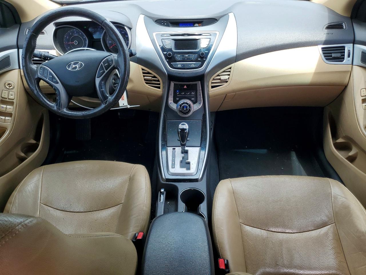 2013 Hyundai Elantra Limited Black vin: KMHDH4AE2DU847771
