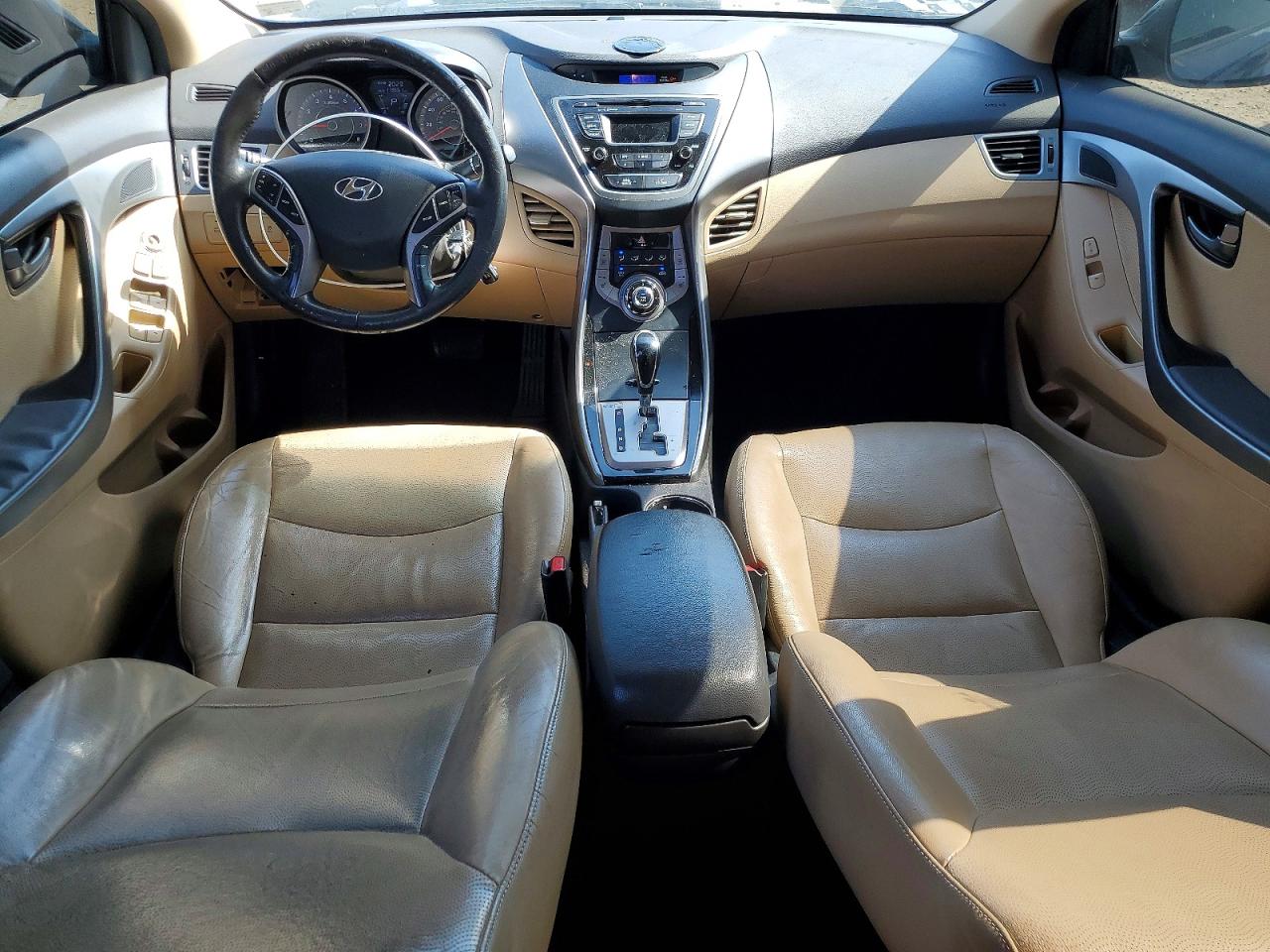 2013 Hyundai Elantra Limited Blue vin: KMHDH4AE2DU869883
