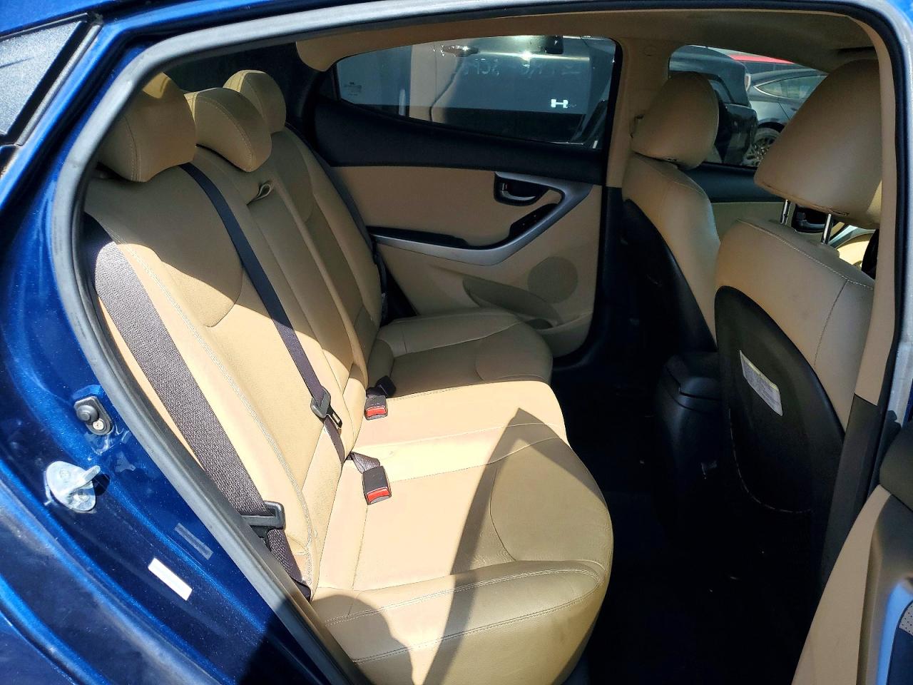 2013 Hyundai Elantra Limited Blue vin: KMHDH4AE2DU869883