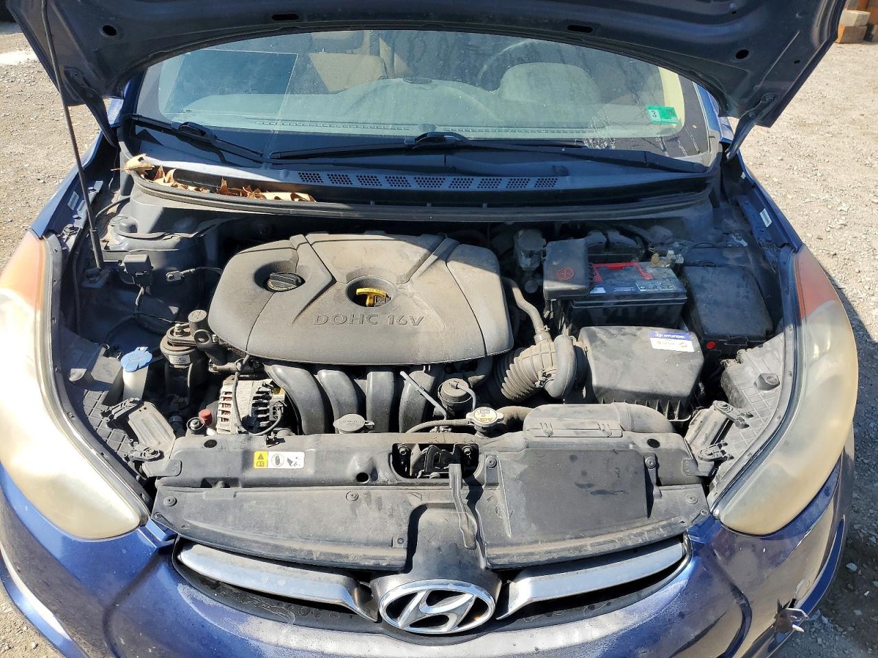 2013 Hyundai Elantra Limited Blue vin: KMHDH4AE2DU869883