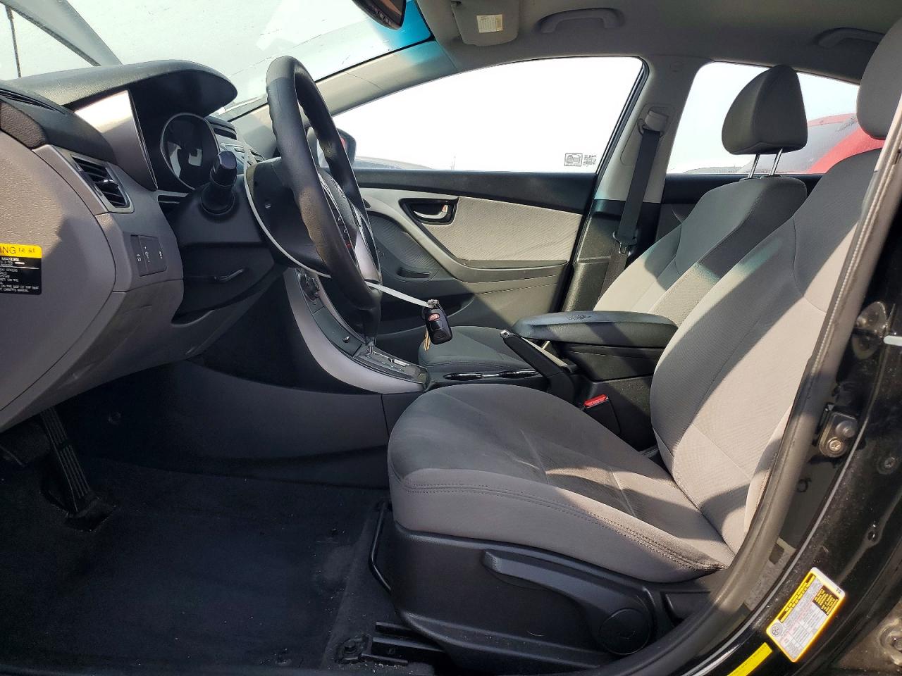 2013 Hyundai Elantra Gls Black vin: KMHDH4AE2DU873075